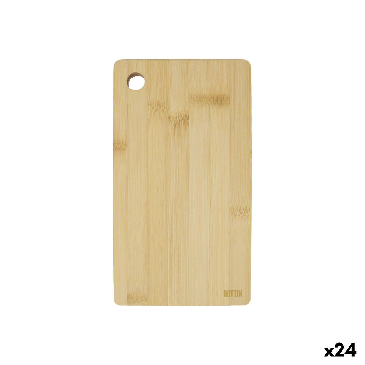 Tabla de cortar Quttin Marrón 27 x 15 x 1,6 cm (24 Unidades)