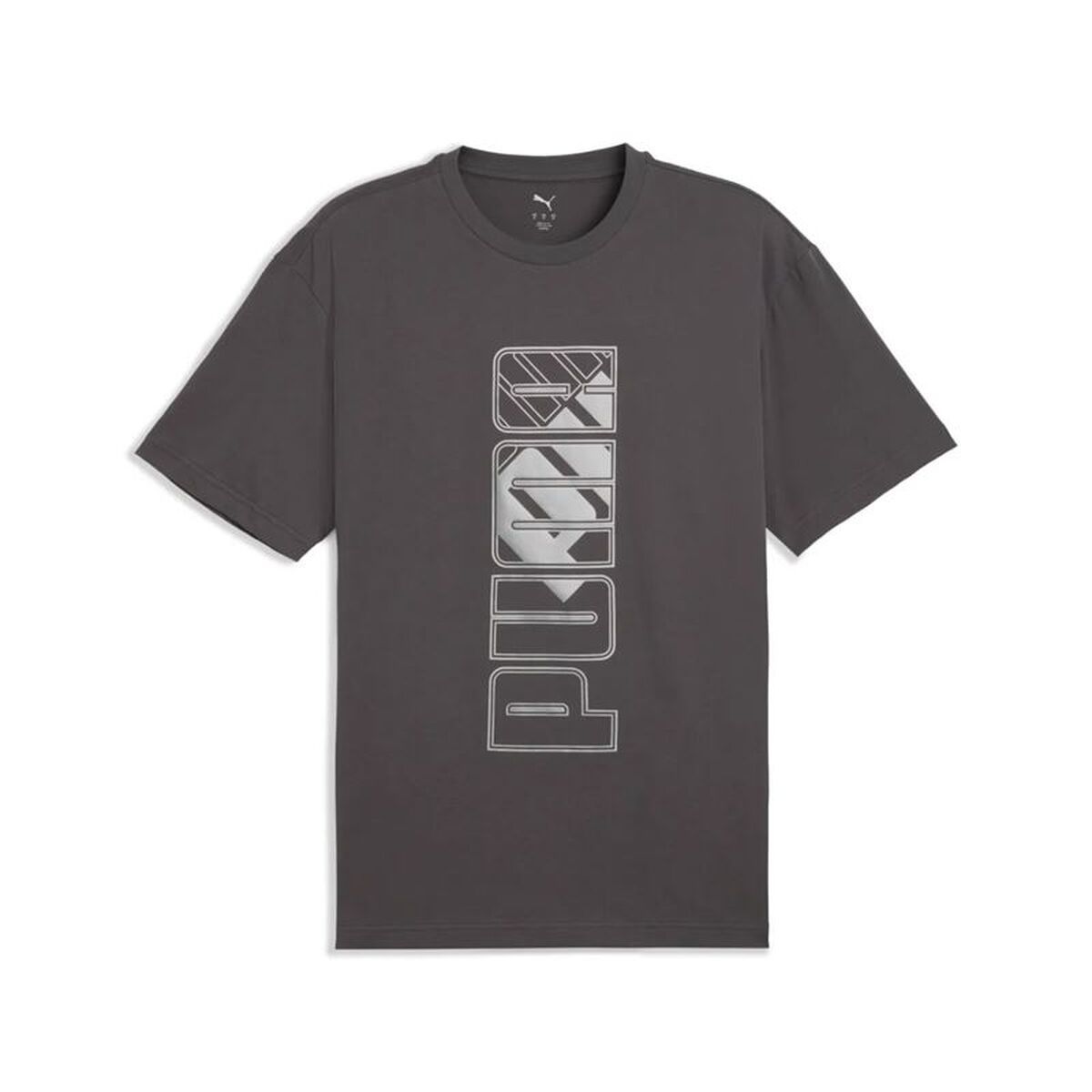 Camiseta de Manga Corta Hombre Puma Maximal Metallic Relaxed Gris