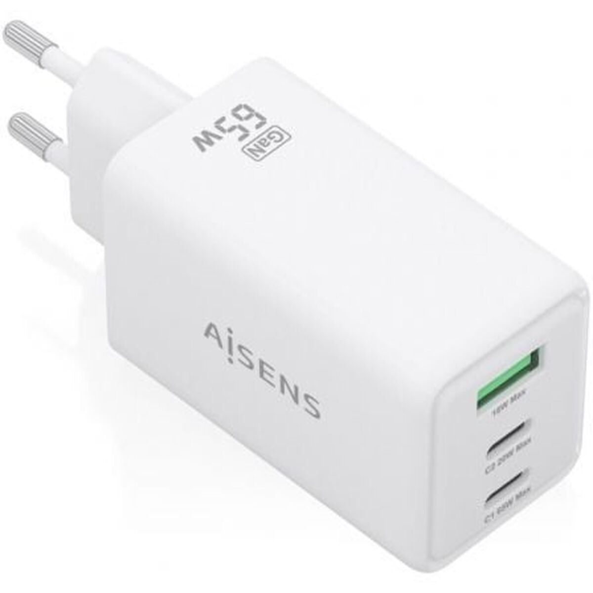 Cargador de Pared Aisens ASCH-65W3P072-W Blanco 65 W