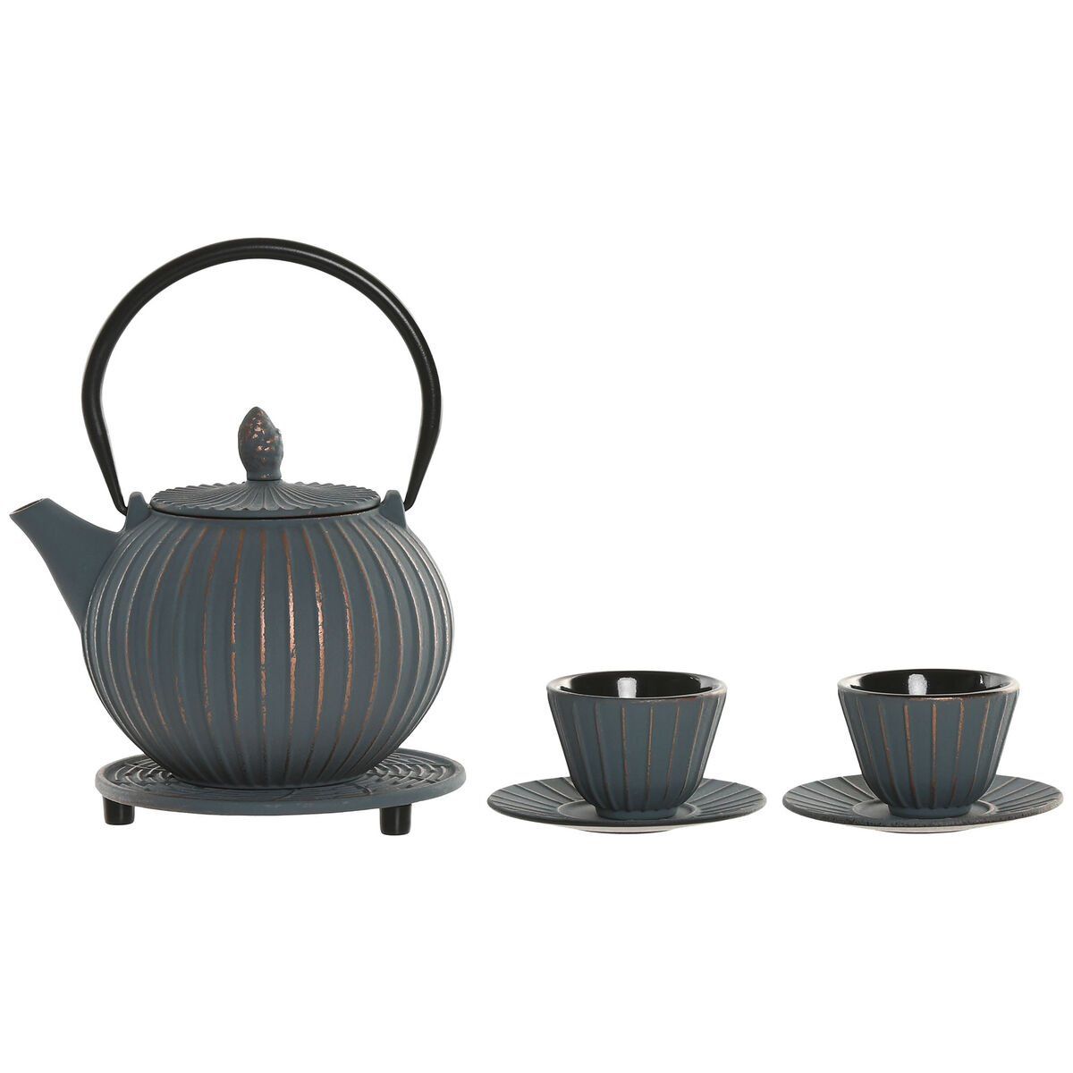 Tetera Home ESPRIT Turquesa Acero Inoxidable Hierro 850 ml