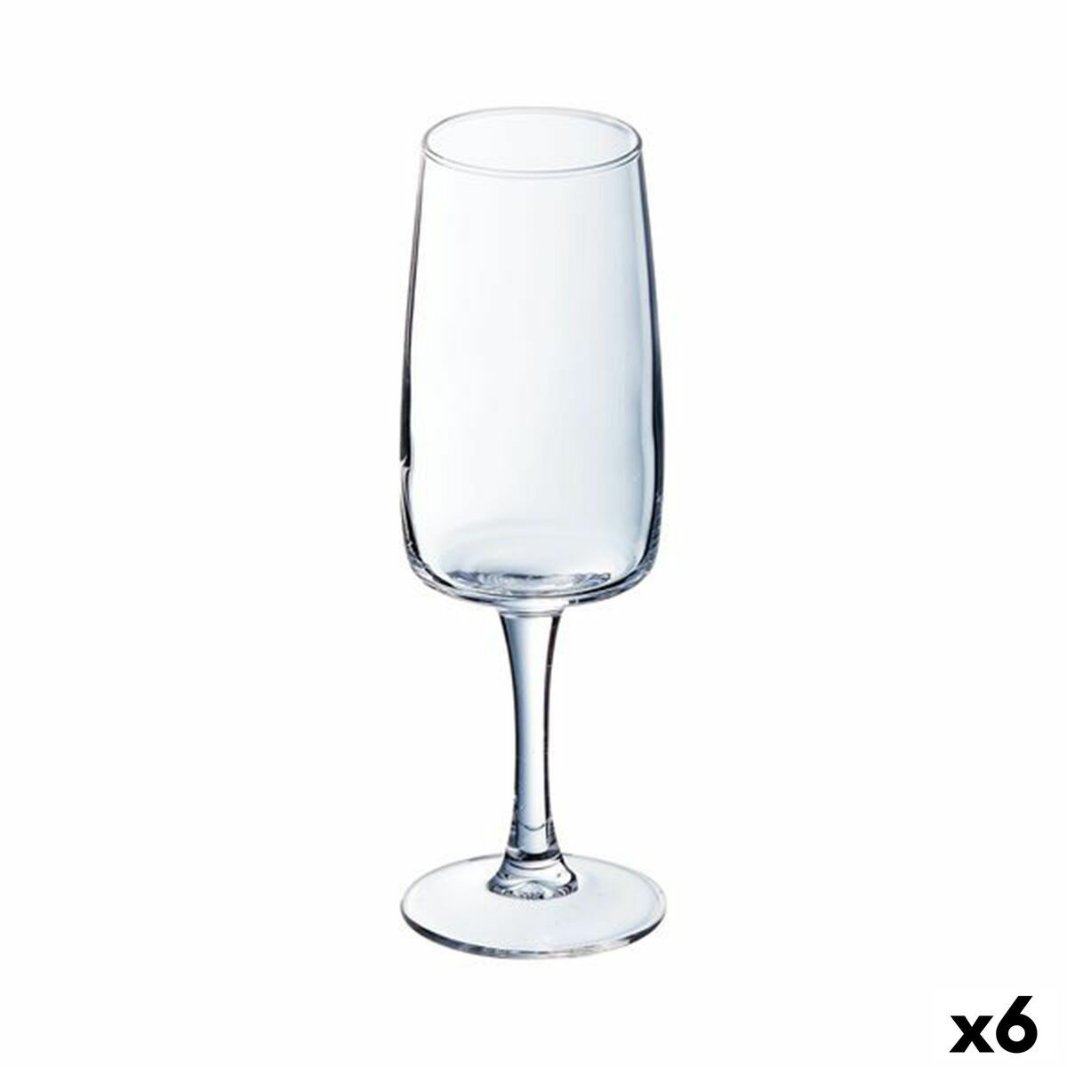 Copa de champán Luminarc Equip Home Transparente Vidrio 170 ml (6 Unidades)