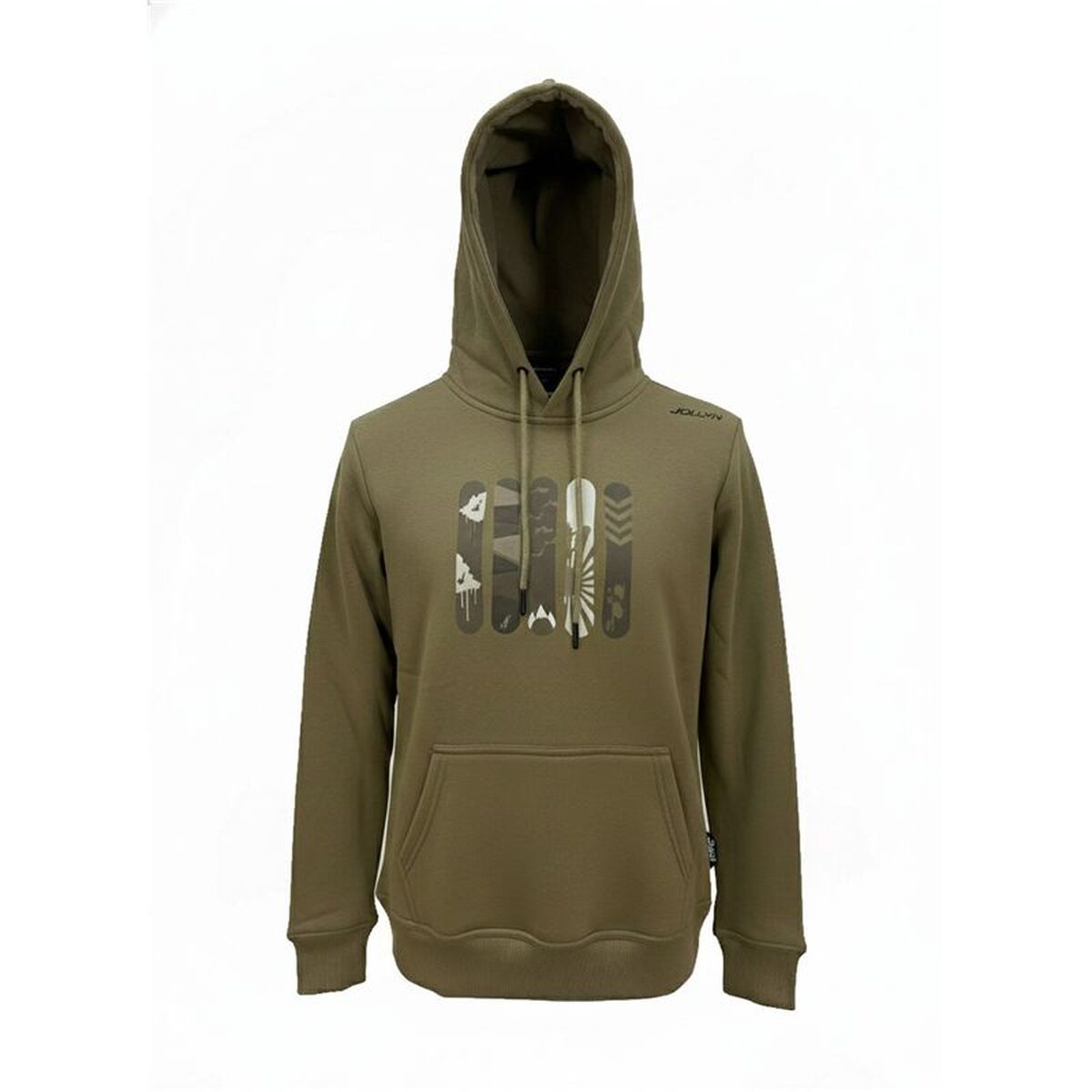 Sudadera con Capucha Hombre Joluvi Cotton Snowboard Verde militar