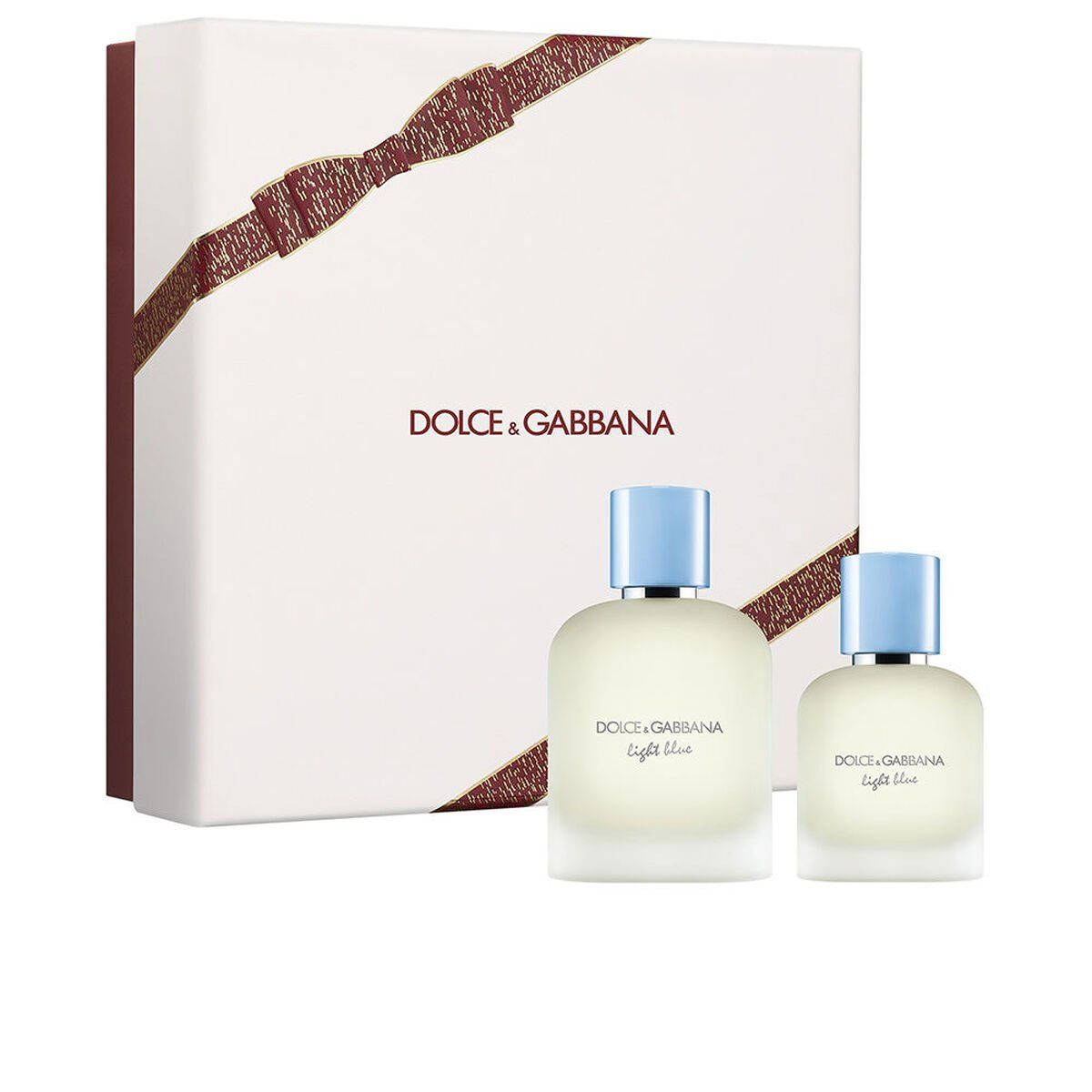 Set de Perfume Hombre Dolce & Gabbana LIGHT BLUE POUR HOMME 2 Piezas