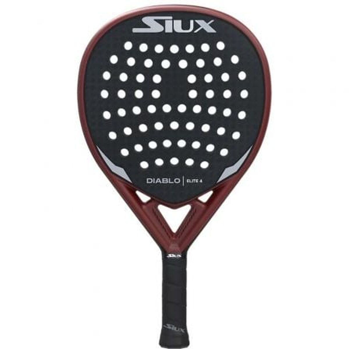 Pala de Pádel Siux Diablo Elite 4 Rojo Carbono EVA
