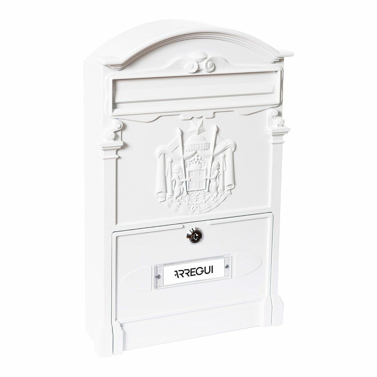 Buzón Arregui Blanco 26 X 9 X 42 CM Metal Aluminio