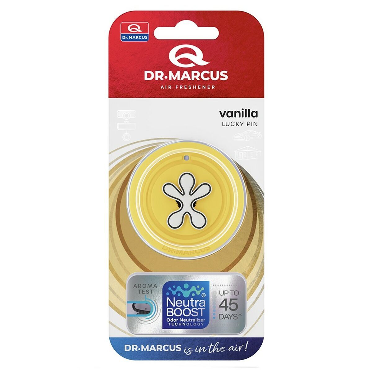 Ambientador para Coche Dr Marcus Lucky Pin Vainilla Plástico Fragancia