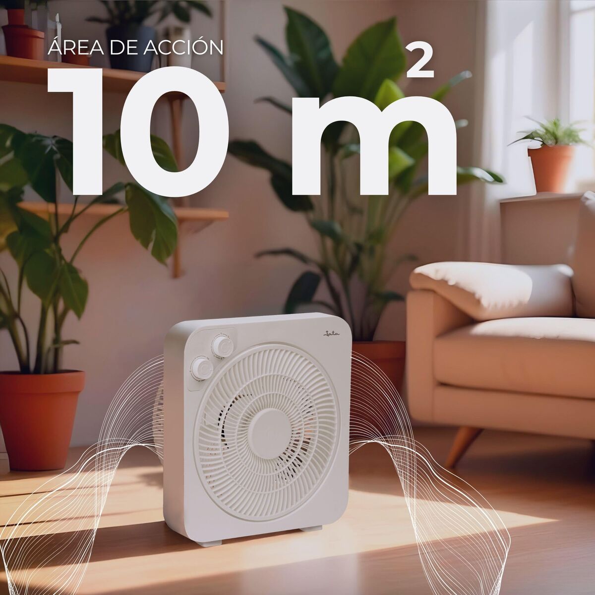 Ventilador de Sobremesa JATA JVVS3115 Blanco