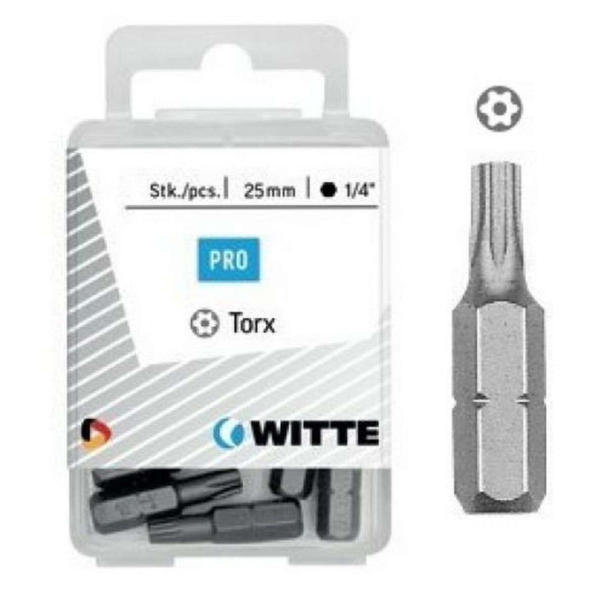 Juego de puntas WITTE Torx TX 30 5 Unidades