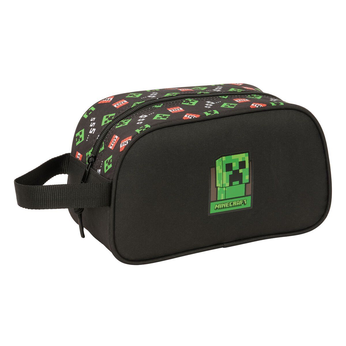 Neceser de Viaje Minecraft Negro 26 x 15 x 12 cm