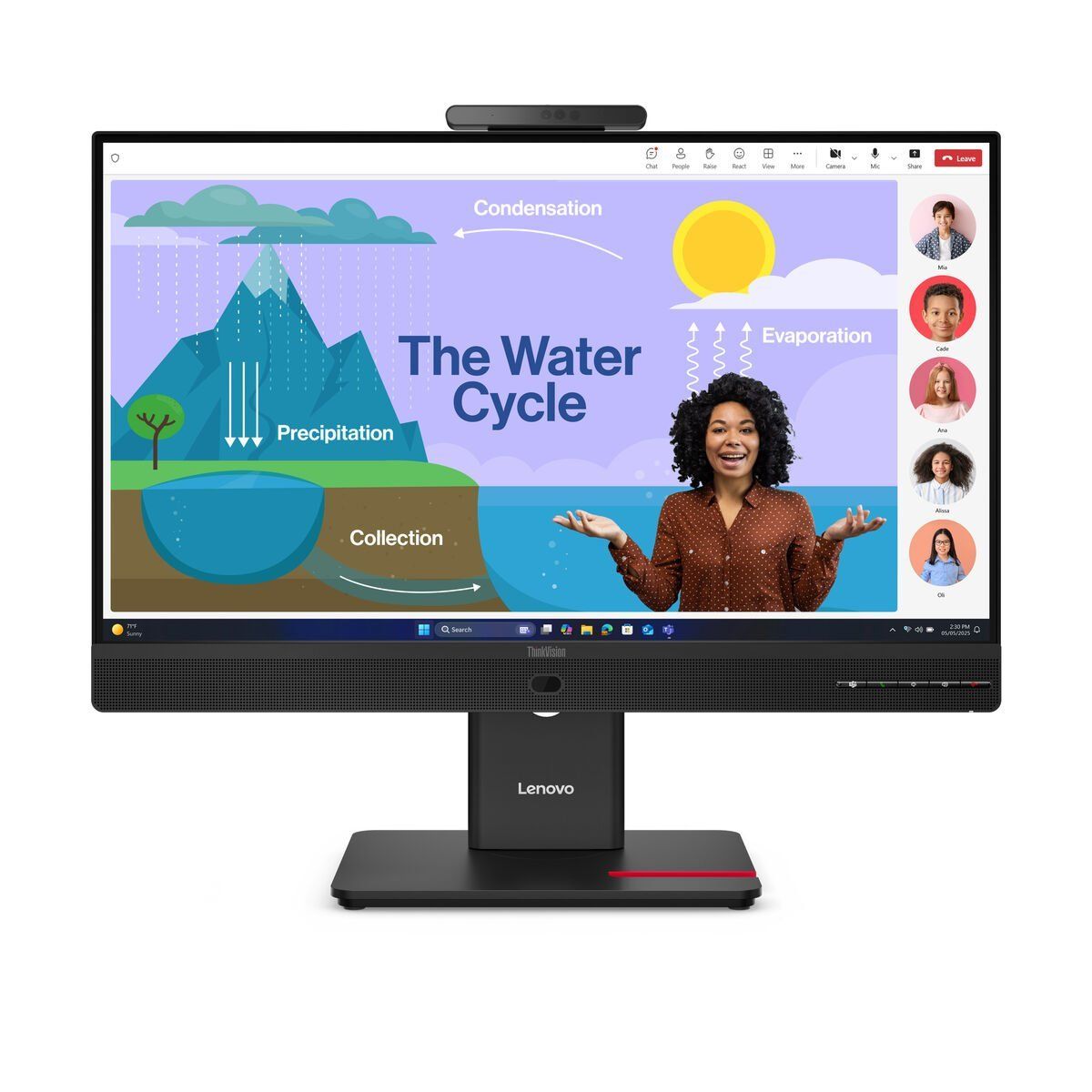 Monitor Lenovo 64B7UAT1EU Full HD 23,8"