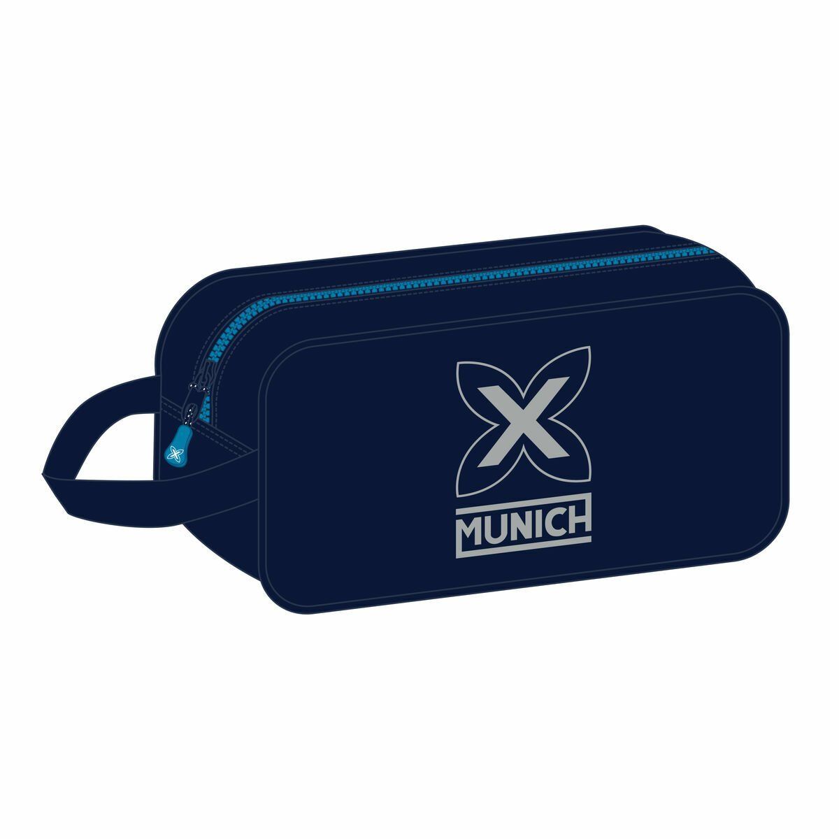 Zapatillero de Viaje Munich Nautic Azul marino 29 x 15 x 14 cm