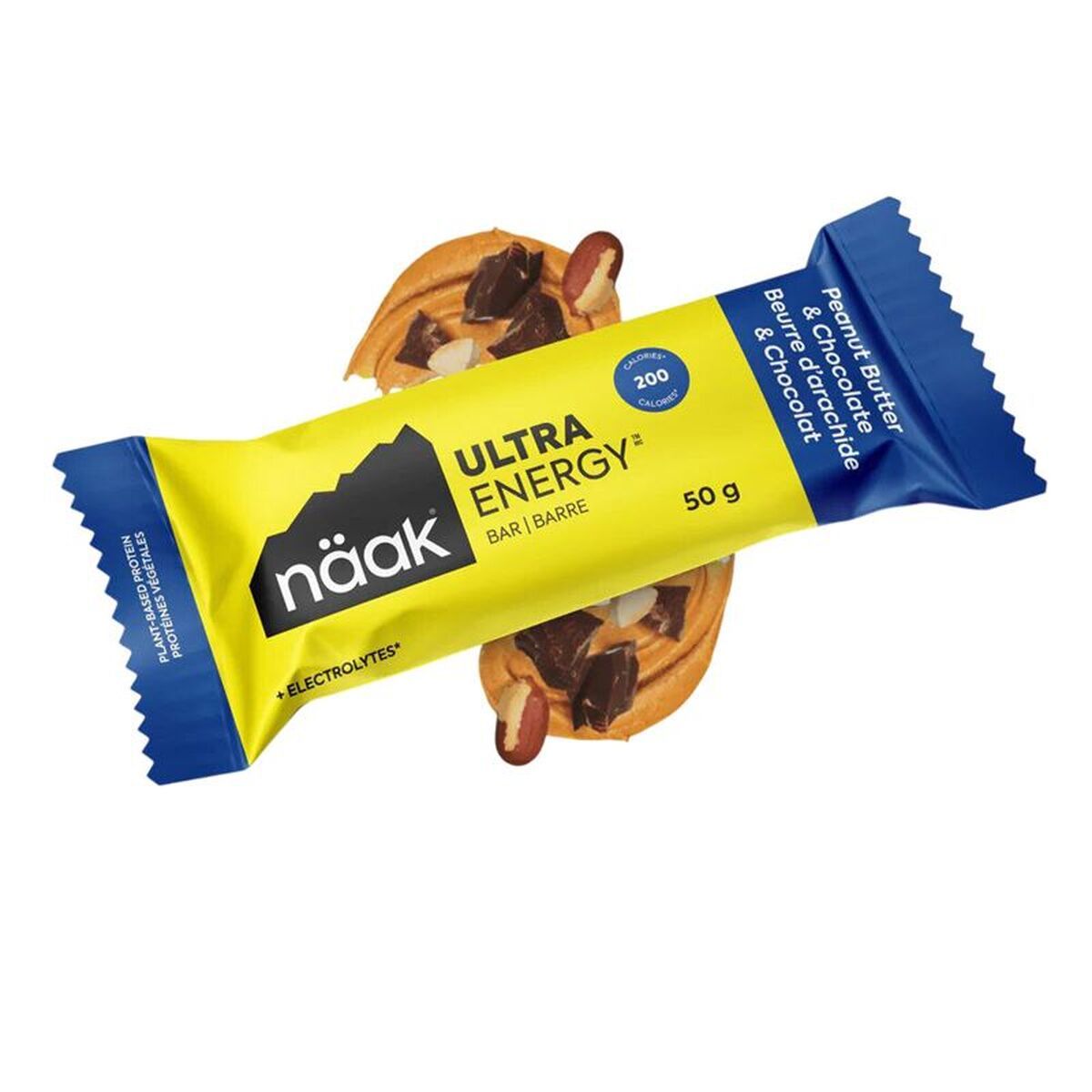 Barrita Energética naak Ultra Energy 50 g Chocolate
