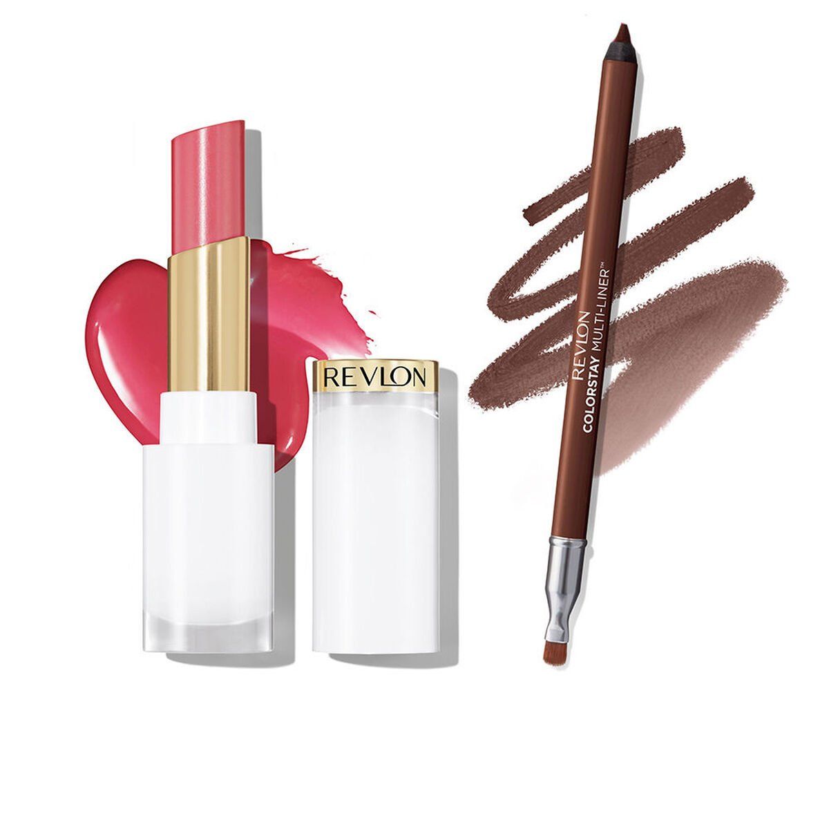 Pintalabios Revlon DUO GLASS SHINE 2 Piezas