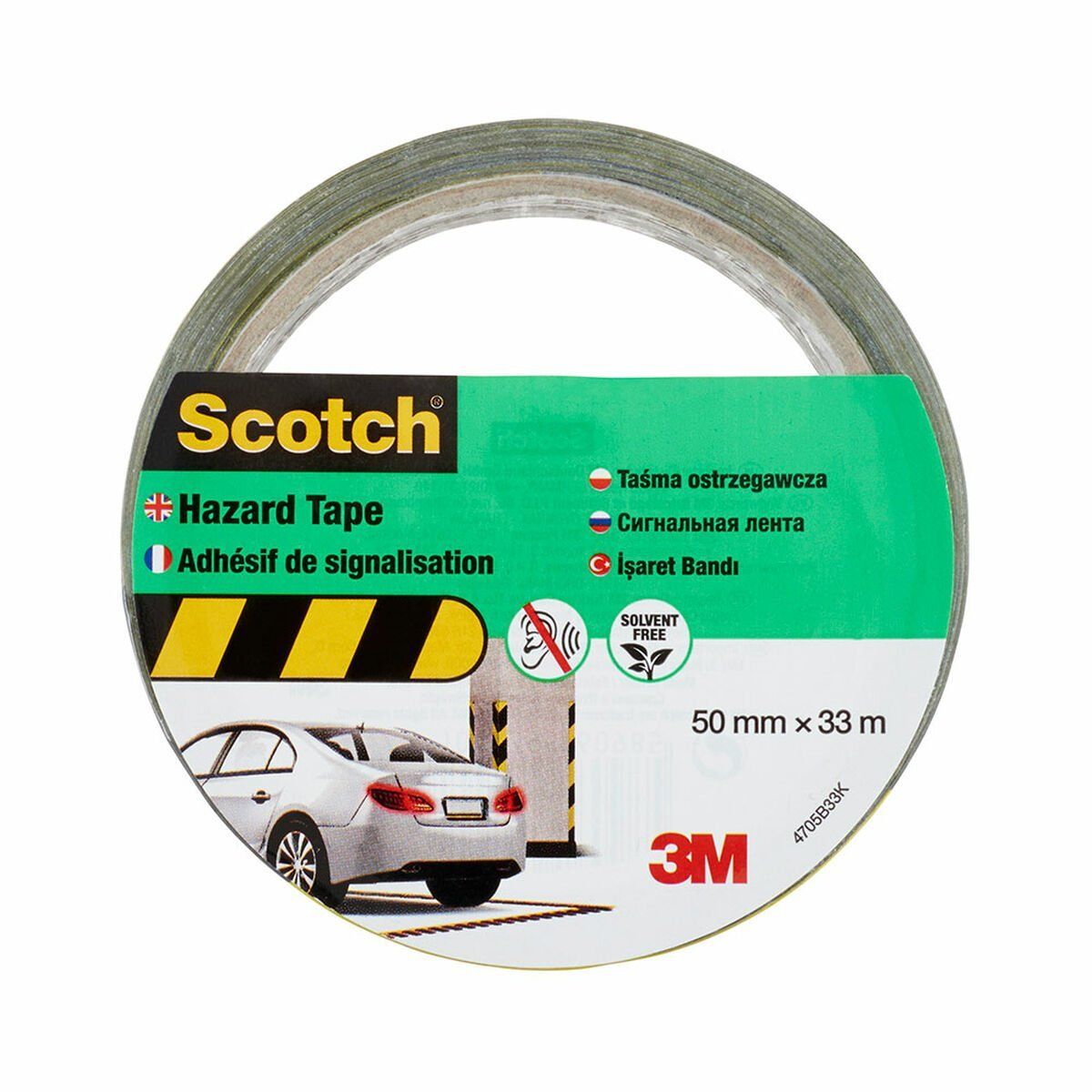 Cinta de señalización Scotch 50 mm x 33 m