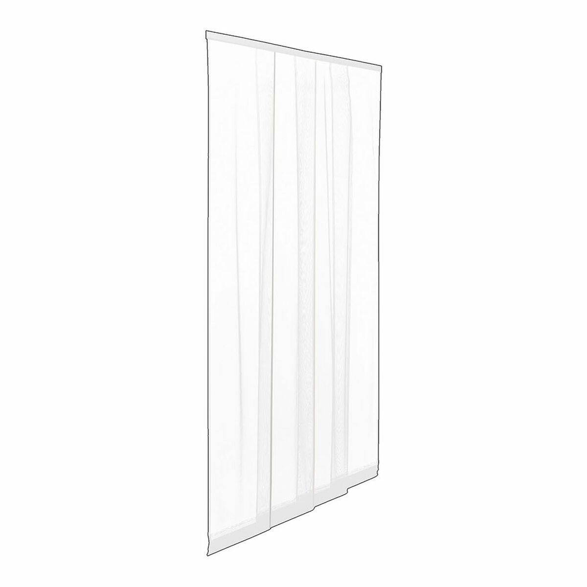 Mosquitera IRS Blanco 140 x 240 cm PVC Puertas Tiras (2 Unidades)