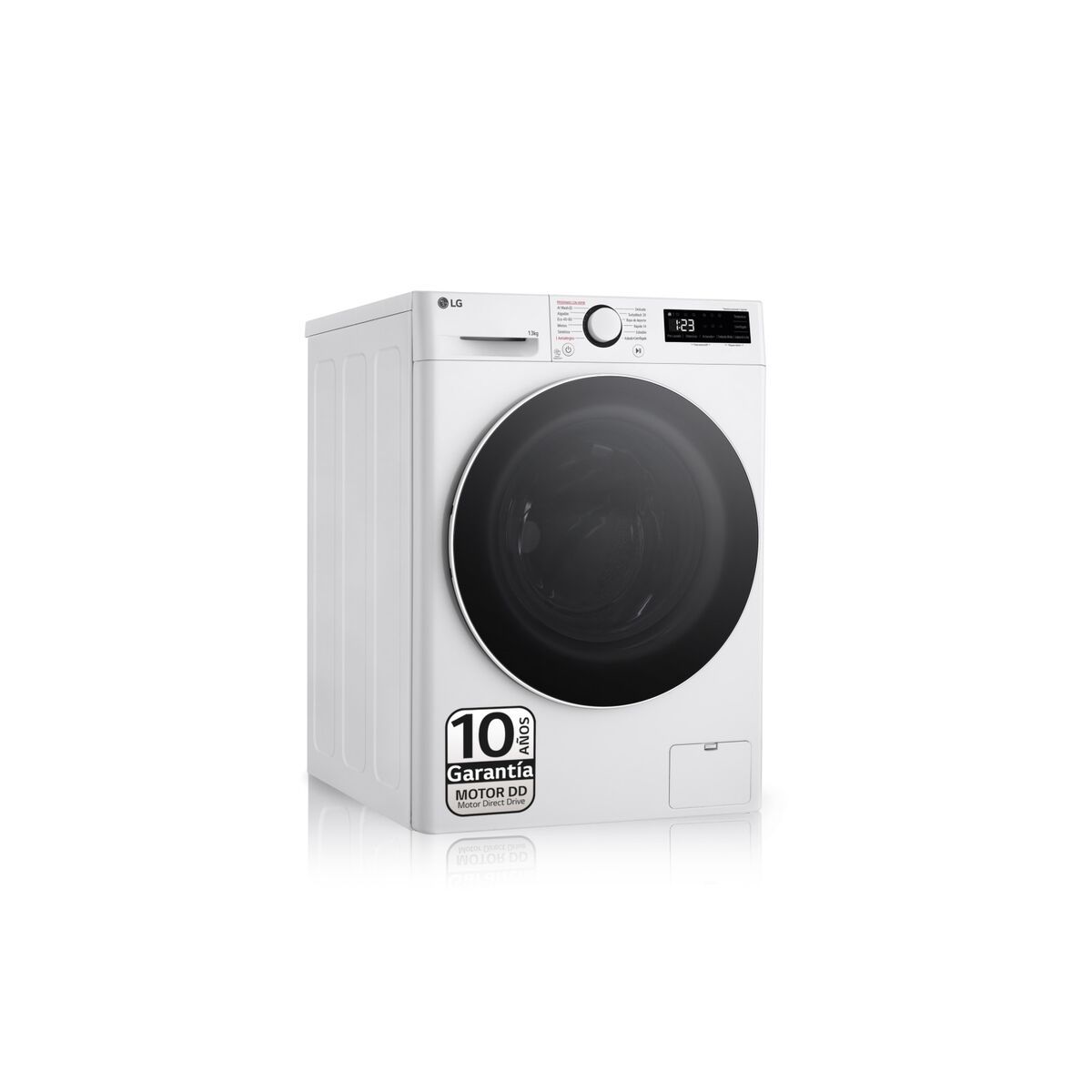 Lavadora Inteligente LG AI Direct Drive TurboWash 360 1400 rpm 60 cm 13 kg Vapor