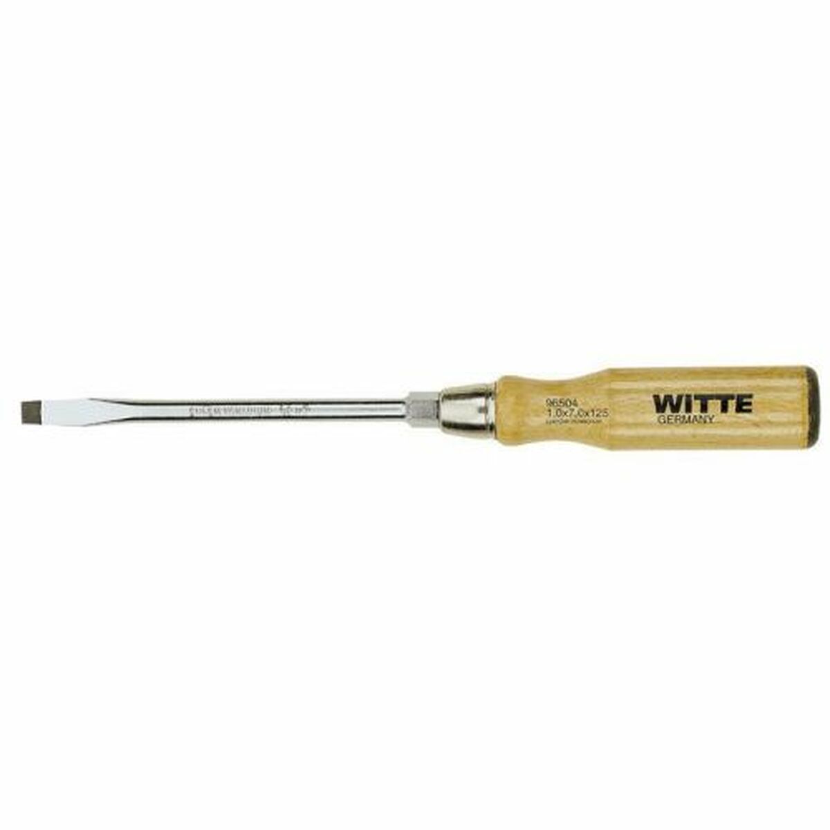 Destornillador WITTE 8 mm Plana Punta plana 150 mm