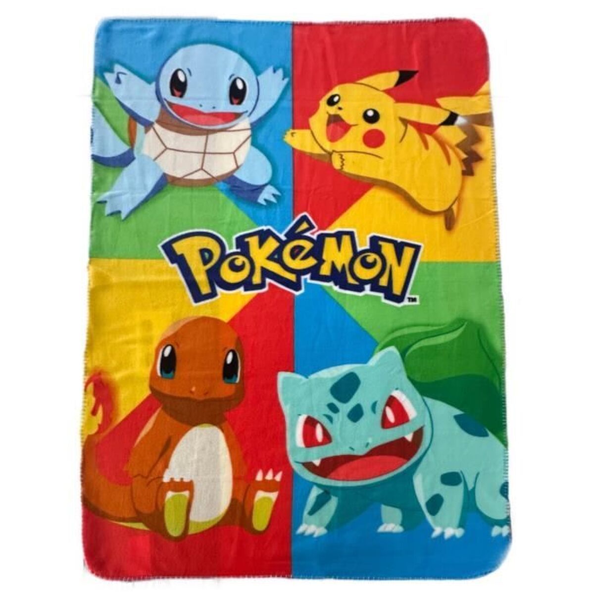 Manta Pokémon Multicolor Animales