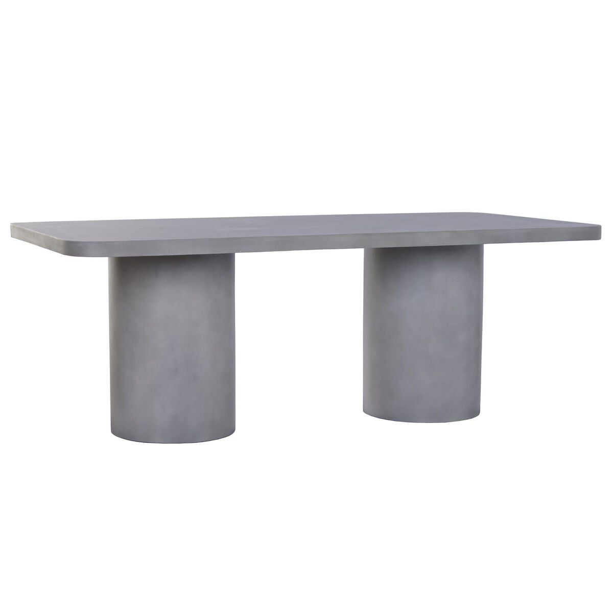 Mesa de Comedor Home ESPRIT Gris Hormigón 200 x 100 x 74 cm