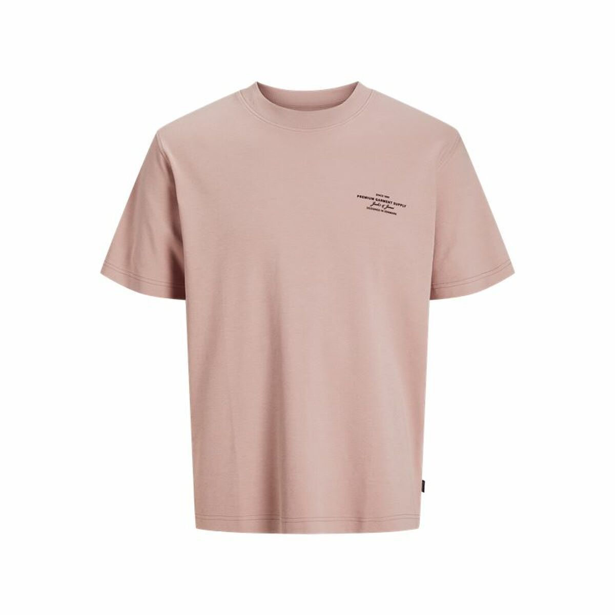 Camiseta de Manga Corta Hombre Jack & Jones Jprblachad Brandingw Neck