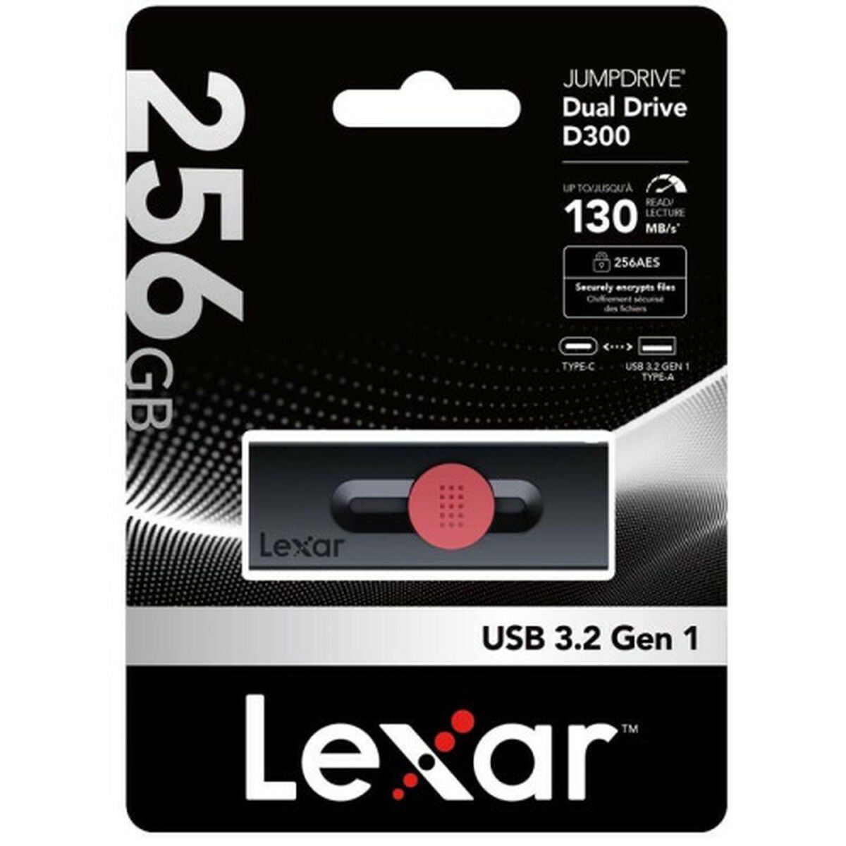 Memoria USB Lexar LJDD300256G-BNBNG