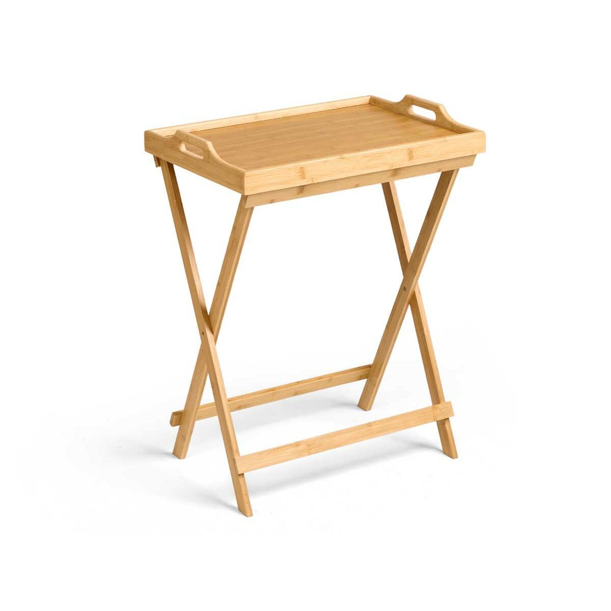 Mesa Auxiliar Plegable Kinvara Natural 50 x 36 x 64,5 cm