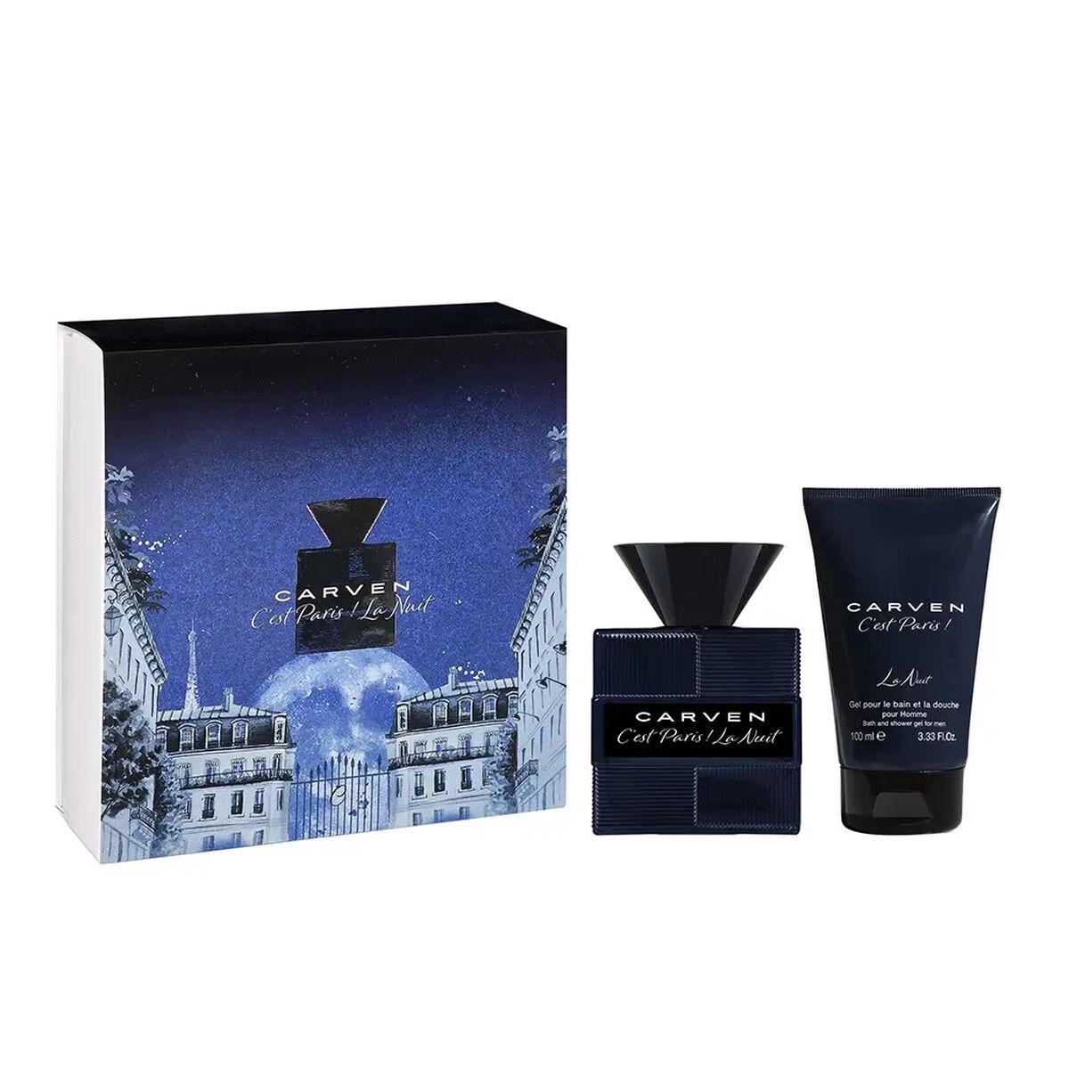 Set de Perfume Hombre Carven C'EST PARIS la nuit 2 Piezas