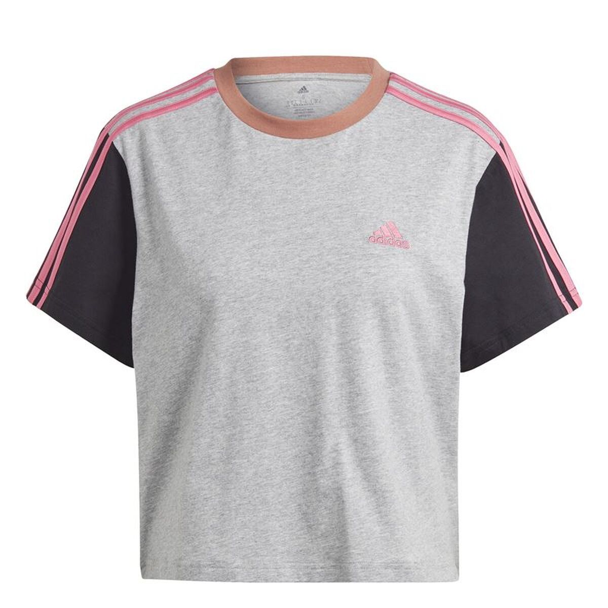 Camiseta de Manga Corta Mujer Adidas 3S Cr