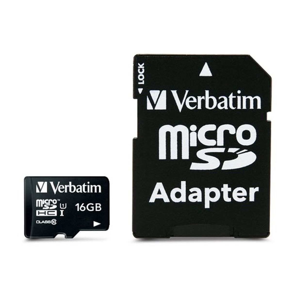 Tarjeta de Memoria Micro SD con Adaptador Verbatim Premium 16 GB