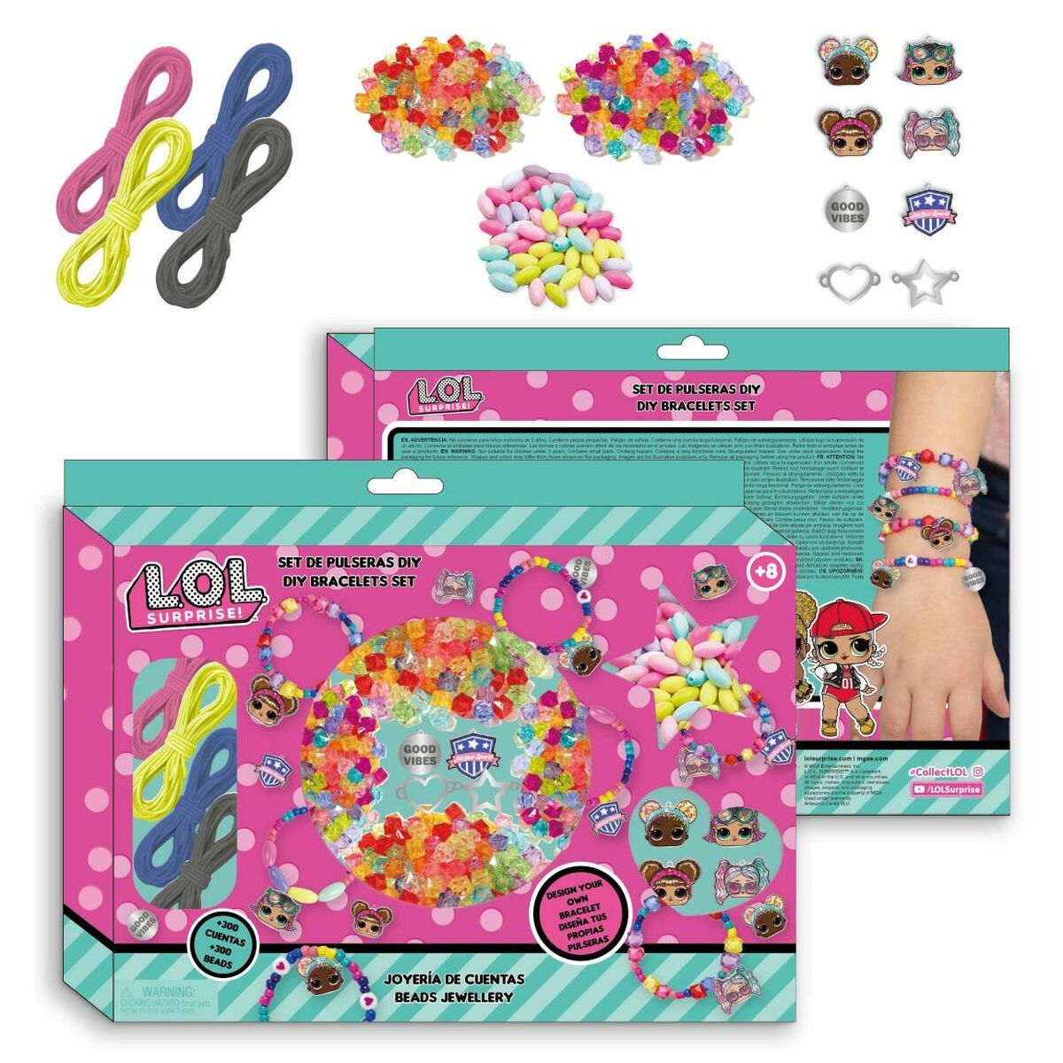 Kit Creación de Pulseras y Collares LOL Surprise! 31,5 x 22 x 3 cm