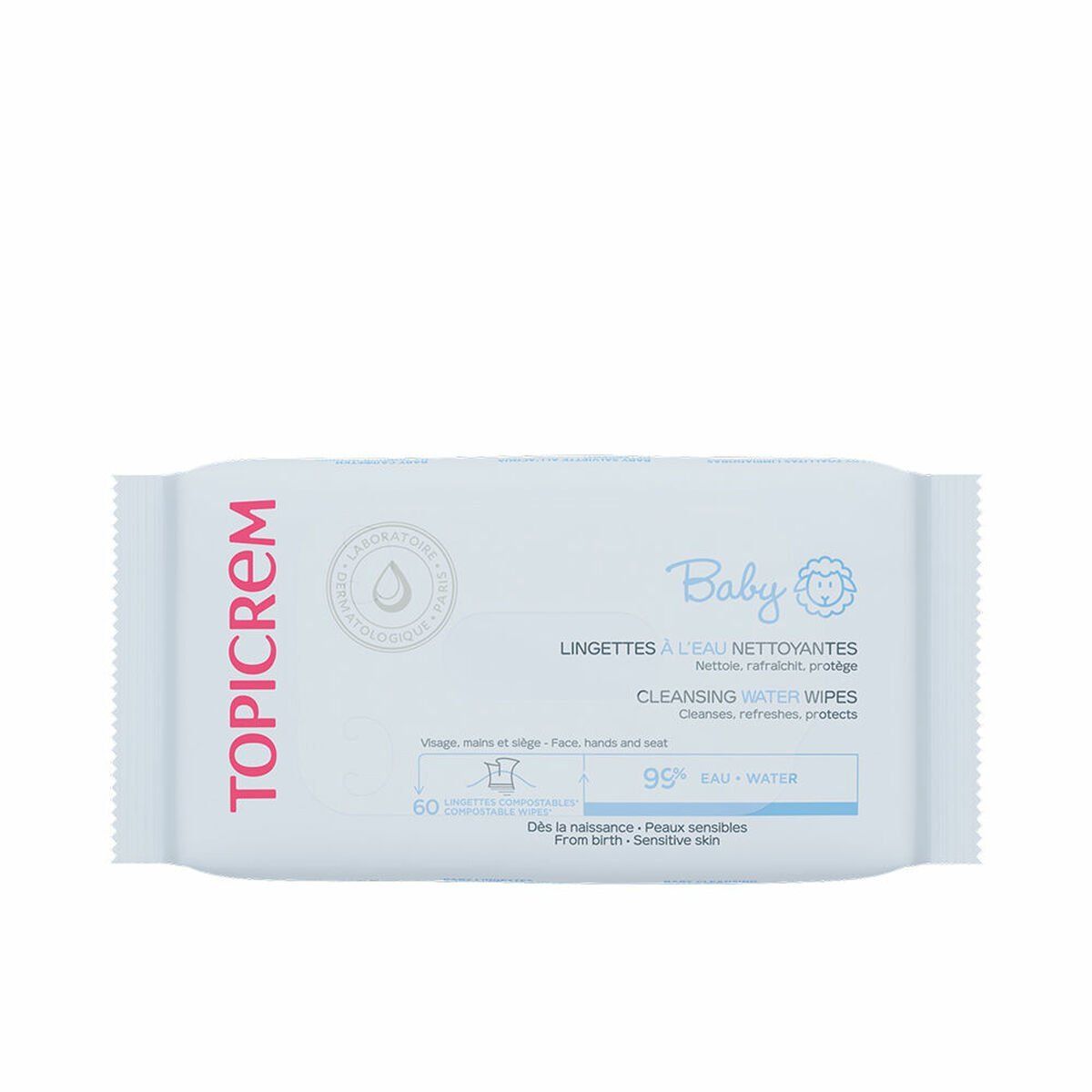 Toallitas Húmedas Topicrem BABY (60 unidades)