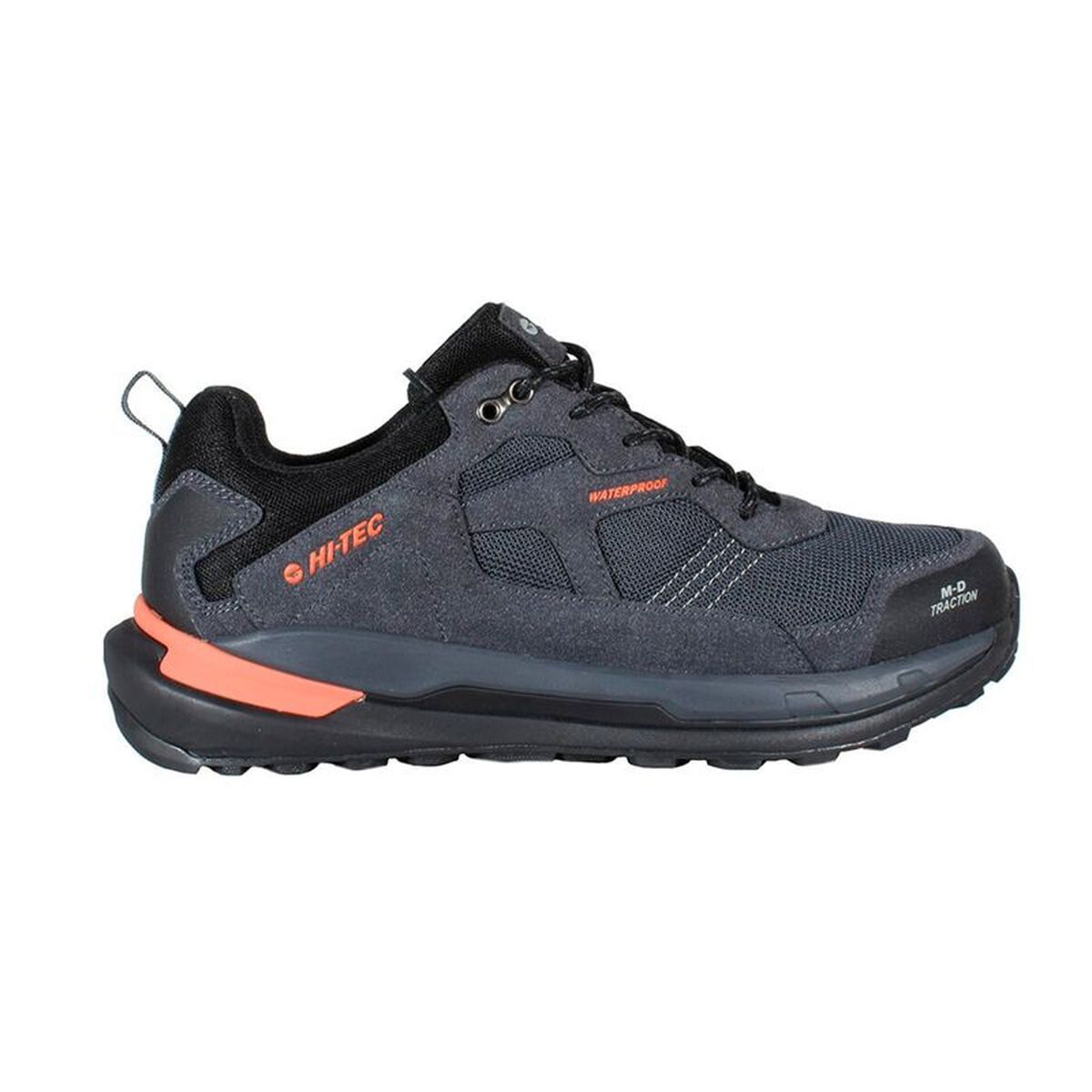 Zapatillas de Hombre para Caminar Hi-Tec Rodera Low Wp Gris oscuro