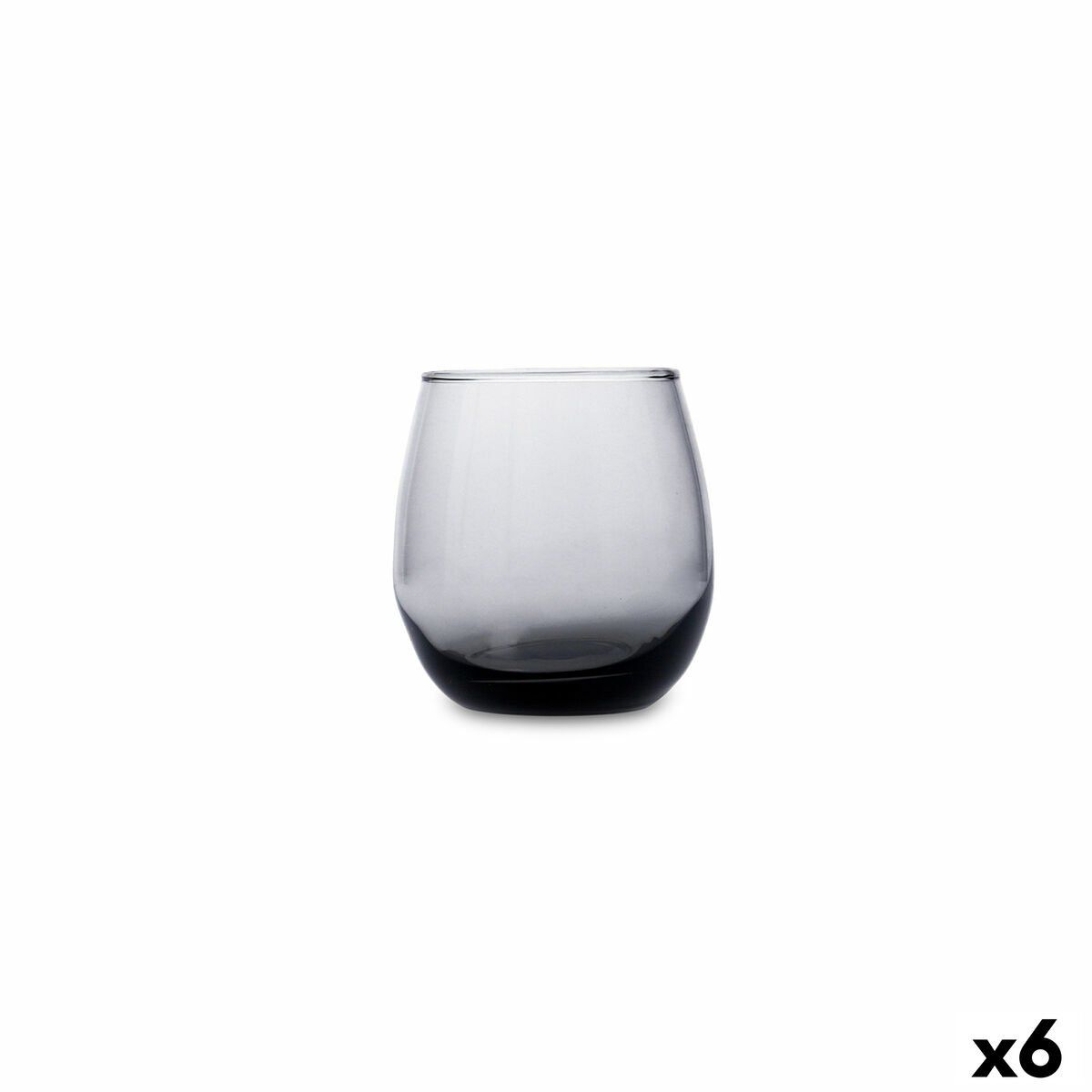 Vaso Luminarc Maine Gris Vidrio 320 ml (6 Unidades)