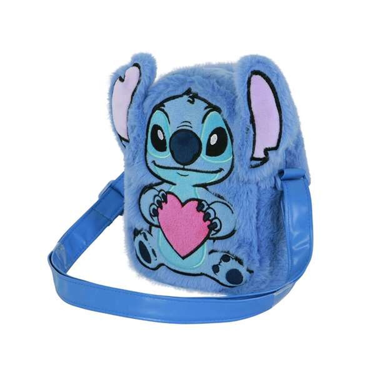 Bolso Bandolera Stitch Azul 21 x 18 x 10 cm