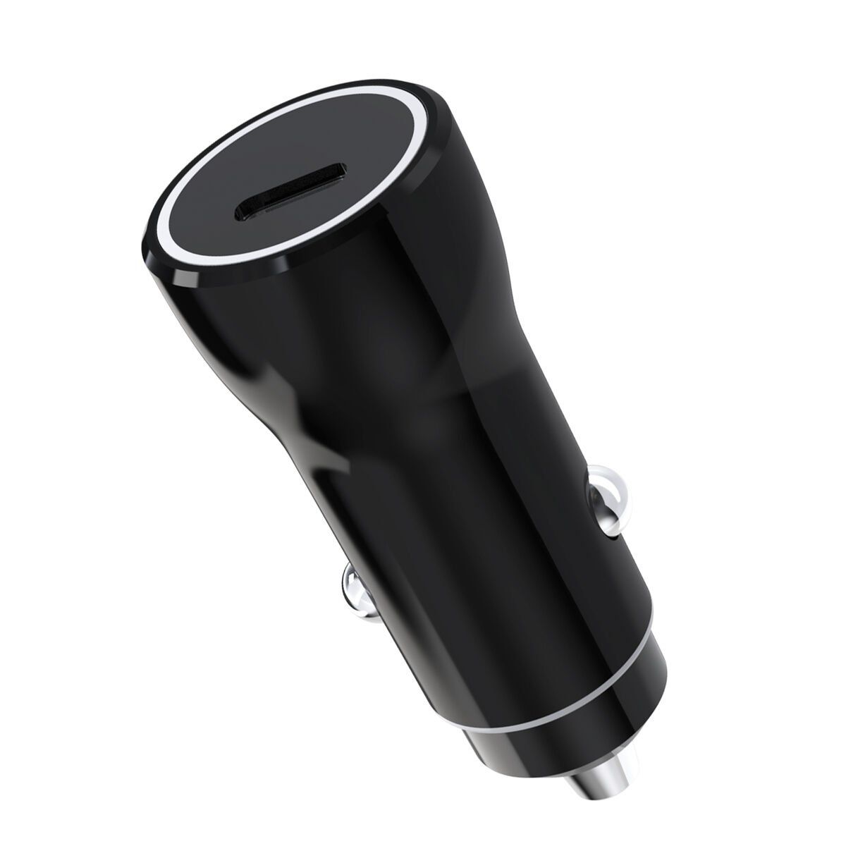 muvit for change cargador coche Tipo C PD 20W negro