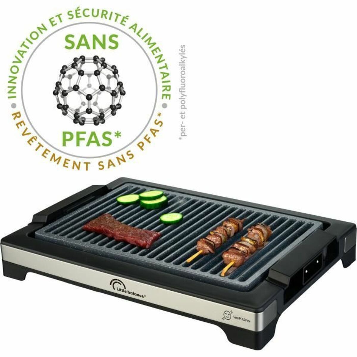 Barbacoa Portátil Little Balance Easy Nopifas Metal Plástico