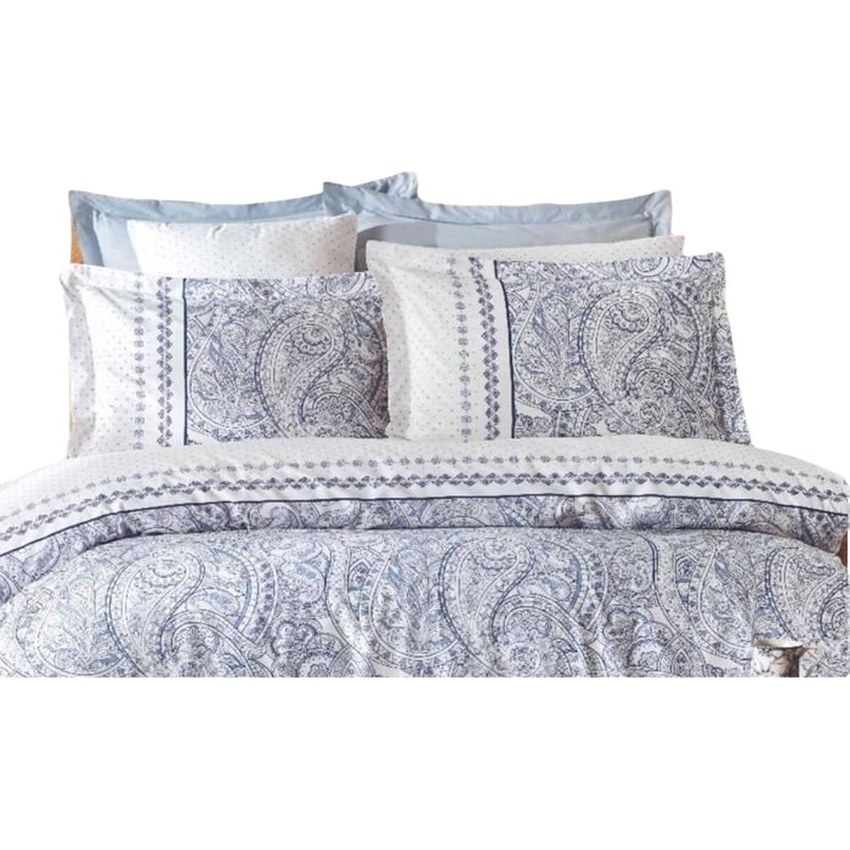 Juego de funda nórdica Azul Cama de 200 3 Piezas