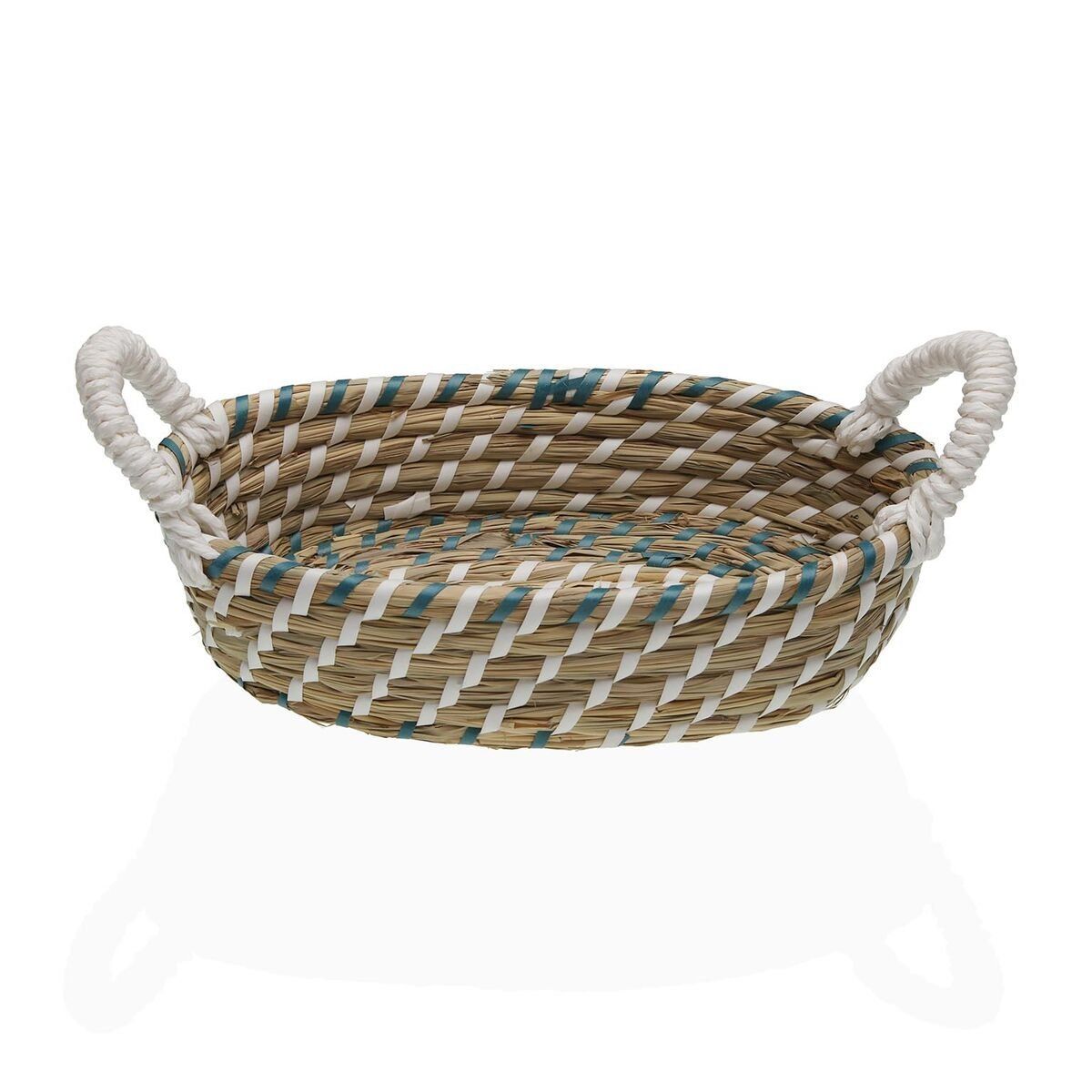 Cesta Multiusos Versa Textil Jacinto de agua 26 X 6 X 17 CM
