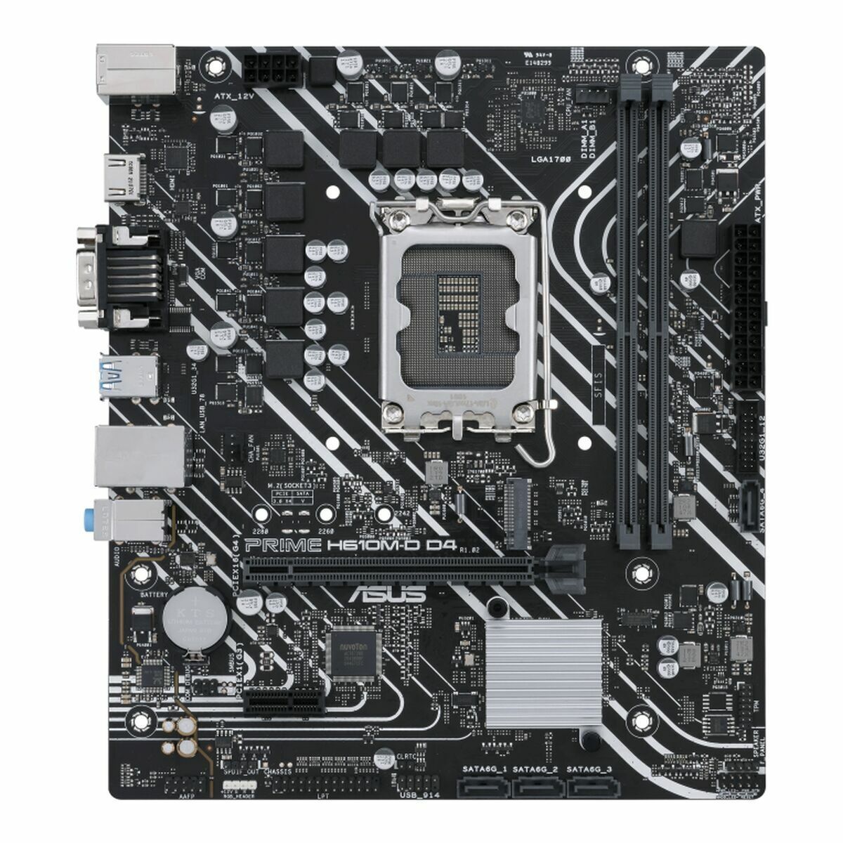 Placa Base Asus PRIME H610M-D D4 LGA 1700