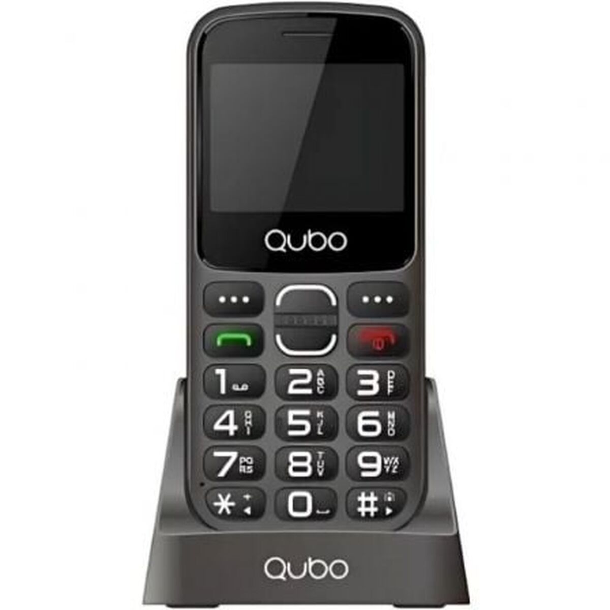 Teléfono Móvil para Mayores Qubo X-230BKC 4G