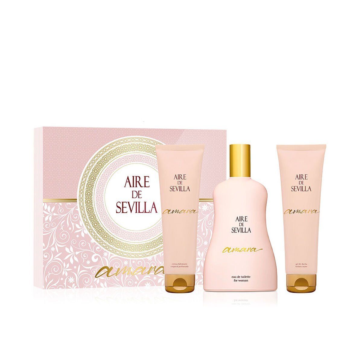 Set de Perfume Mujer Aire de Sevilla AMARA 3 Piezas