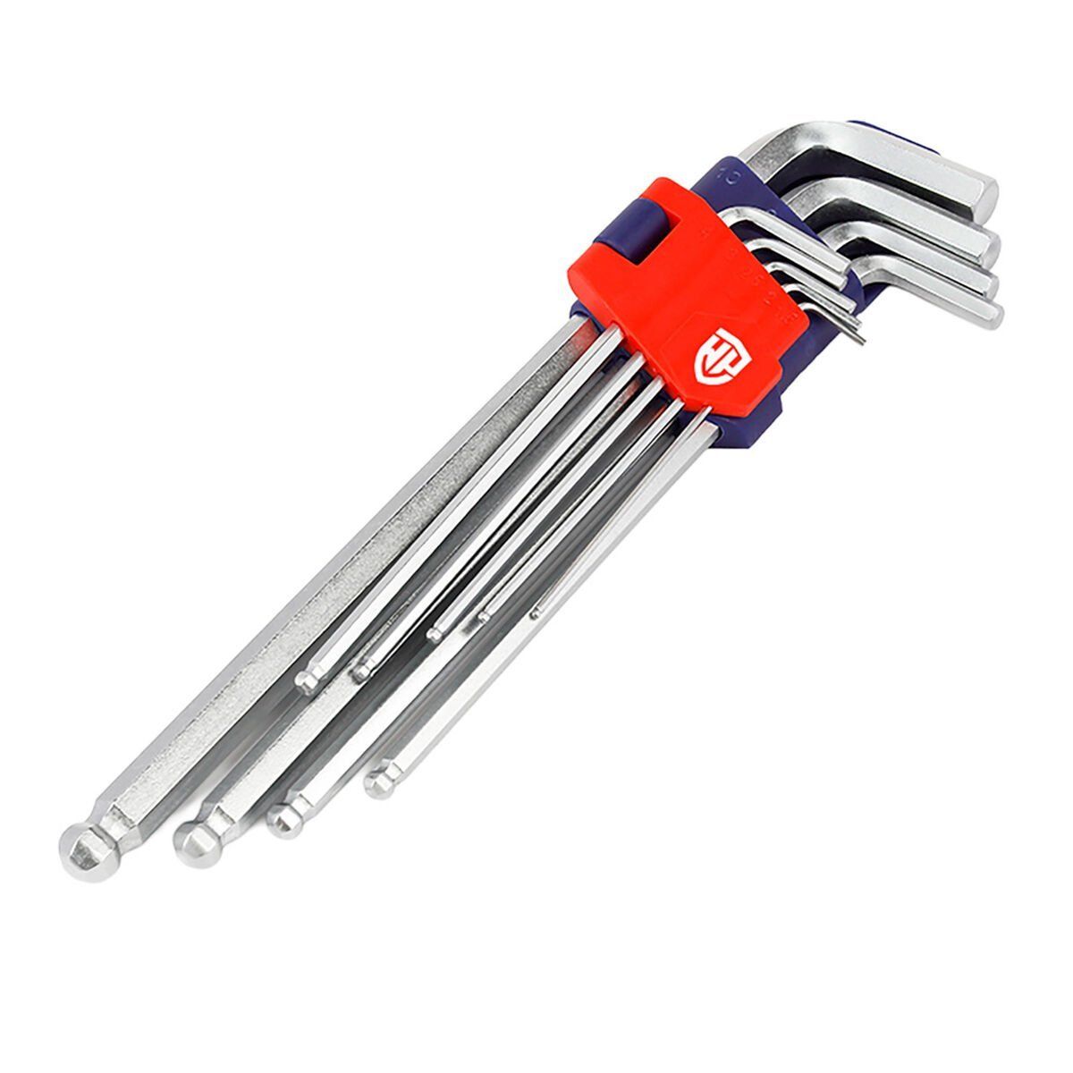 Juego de Llaves Allen Workpro 1/4" 1,5 mm - 10 mm Hexagonal 18 Piezas