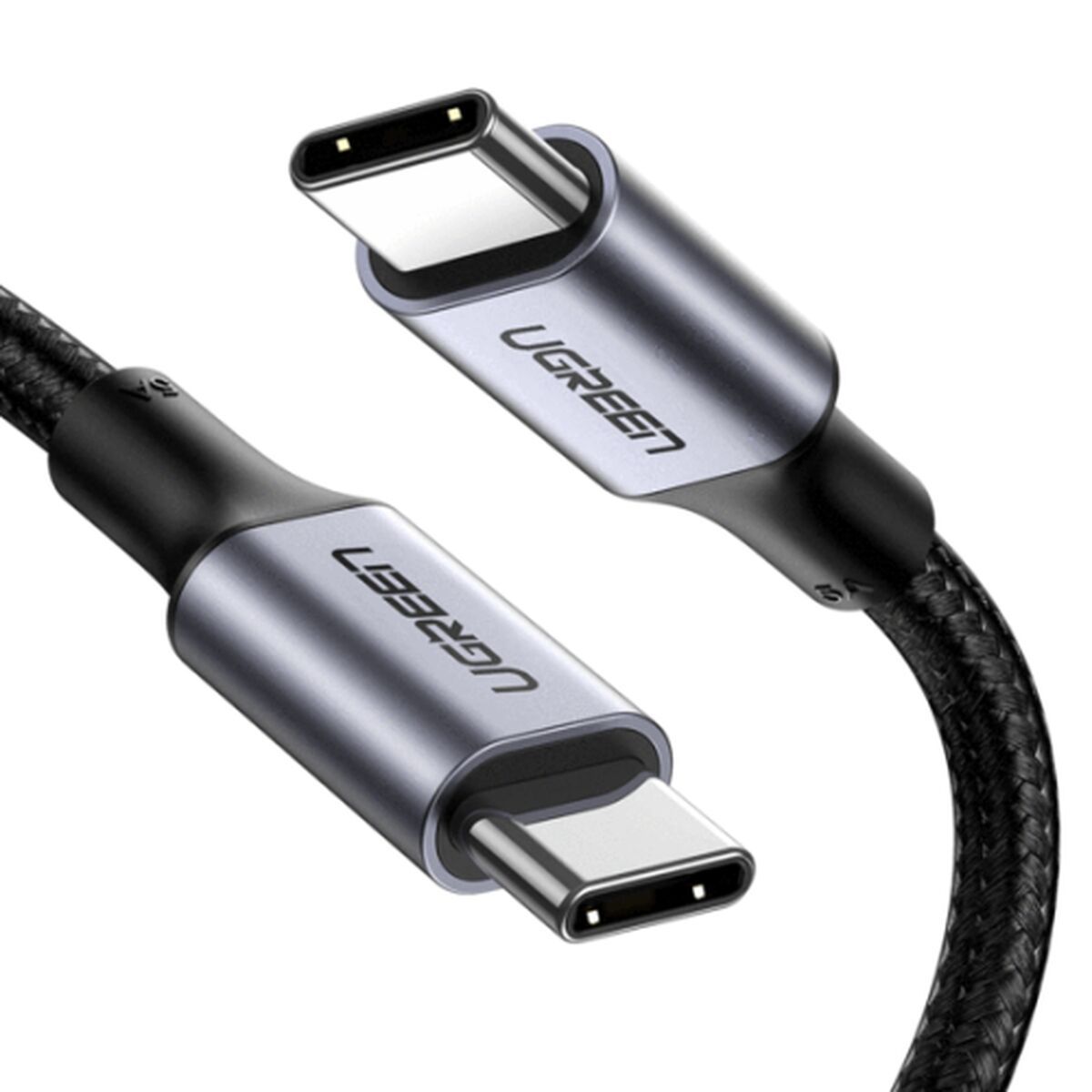 Cable USB a Lightning Ugreen 70427 Negro Plateado 1 m