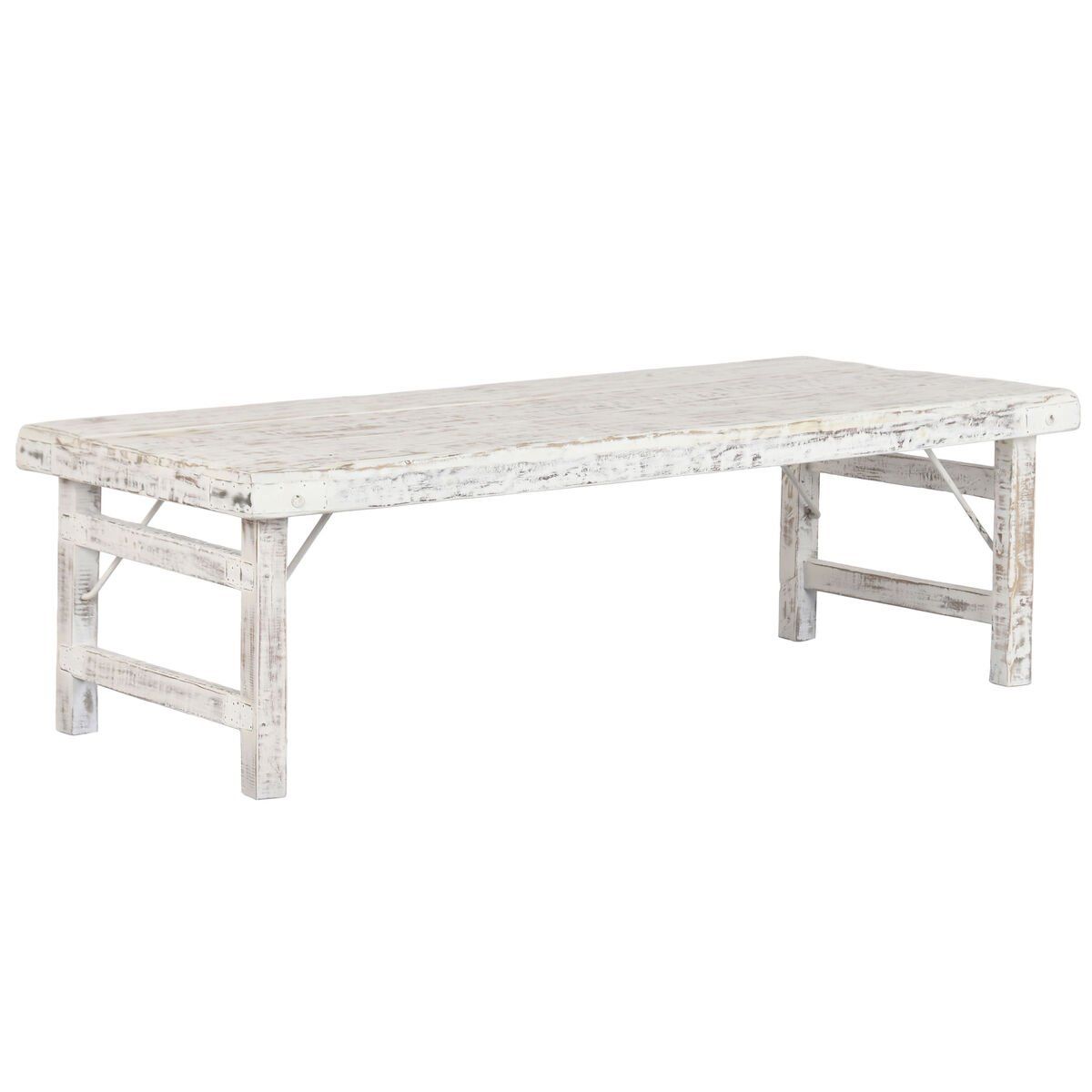 Mesa de Centro Home ESPRIT Blanco 148 X 69 X 47 CM