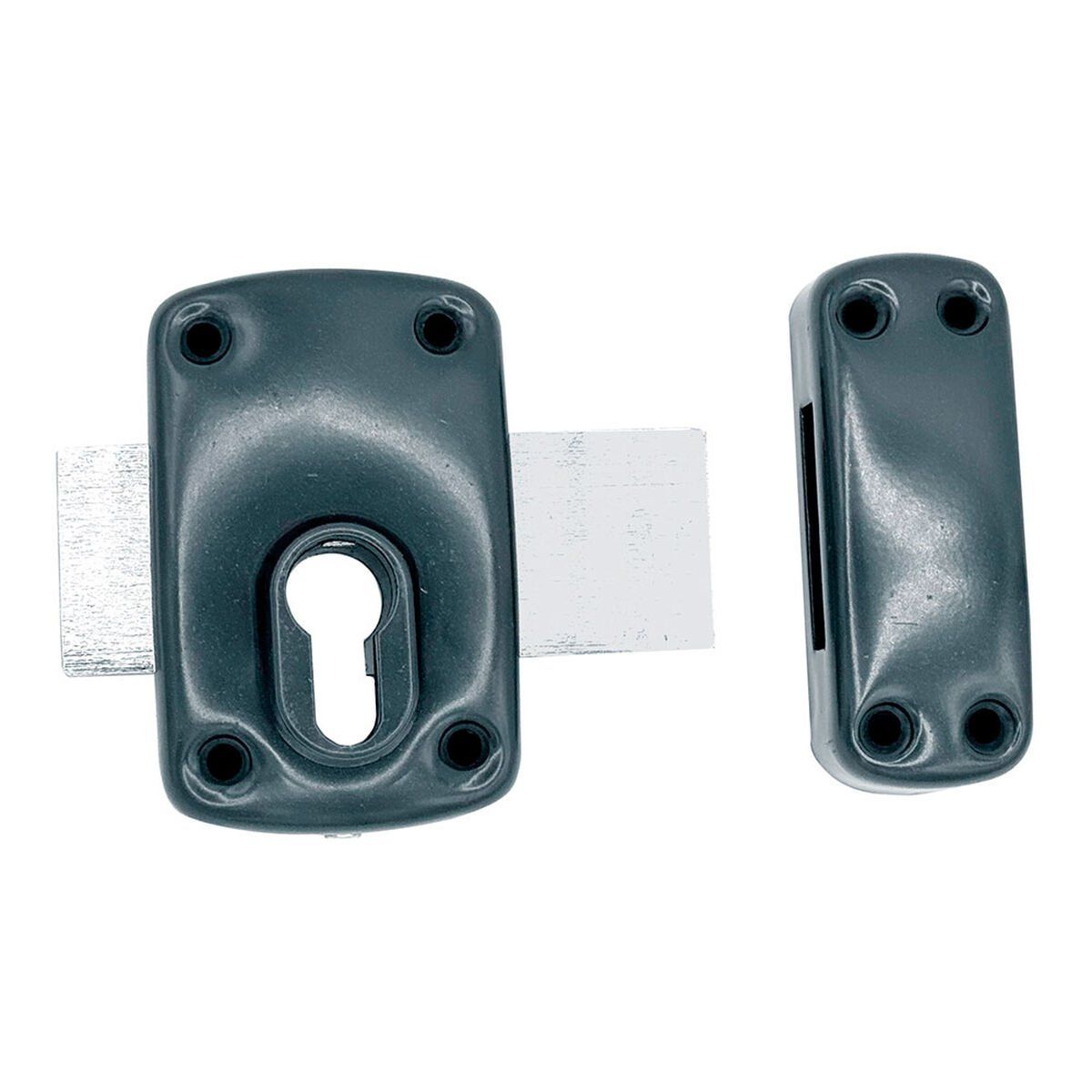 Cerradura de sobreponer Micel crr16 Acero Gris