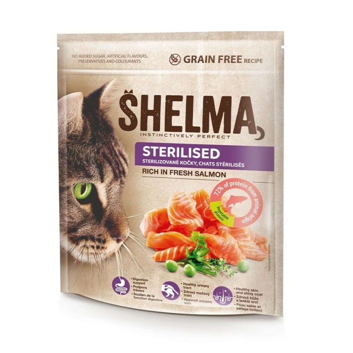 Comida para gato Shelma Salmón 1,4 Kg