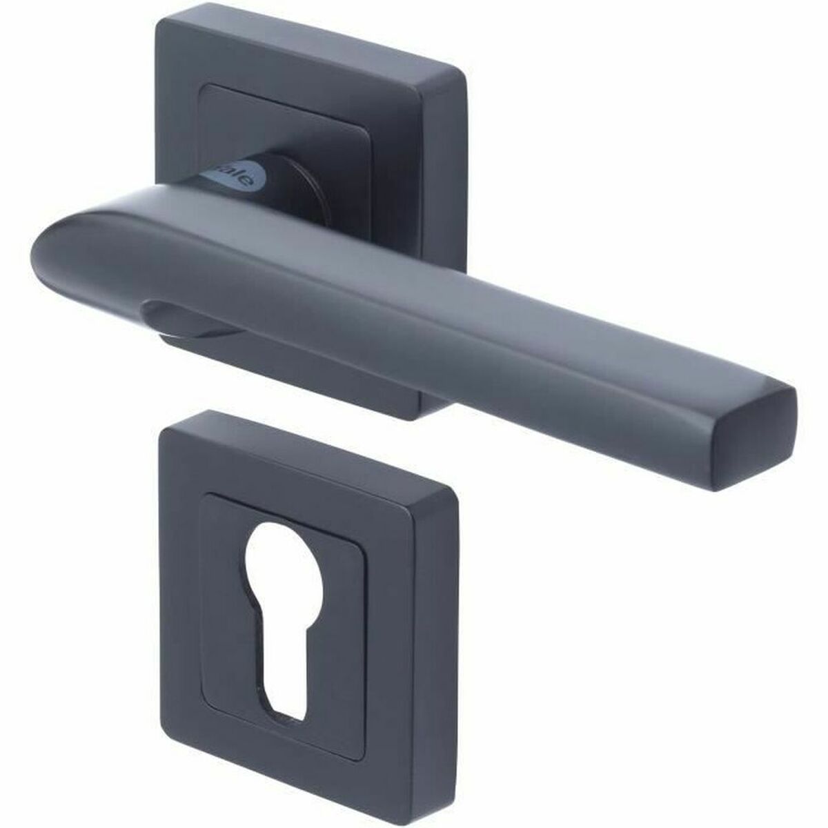Tirador para puerta Yale YPP7-S-PE Sienna Negro Aluminio