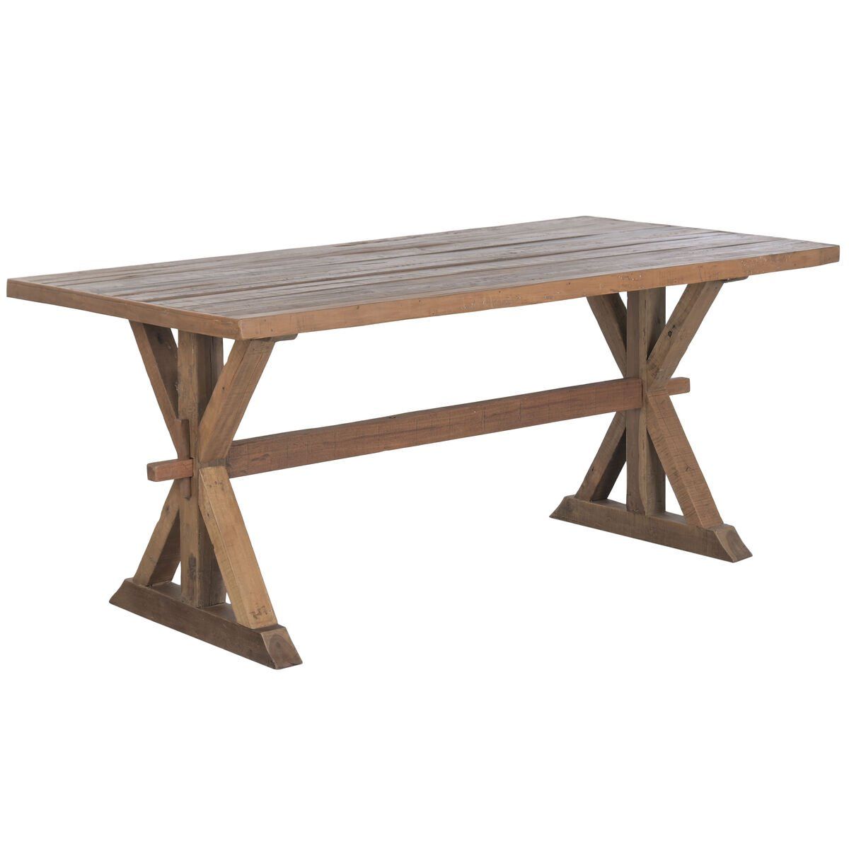 Mesa de Comedor Home ESPRIT Natural Madera Reciclada 180 x 90 x 78 cm