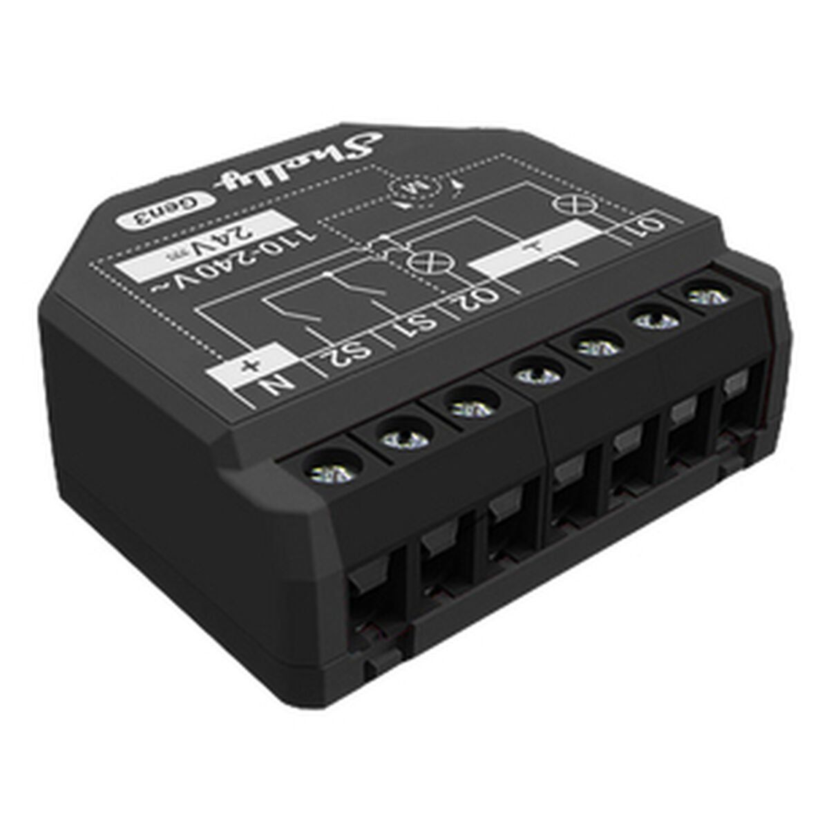 Shelly Módulo switch Wi-Fi BT Gen 3 2PM