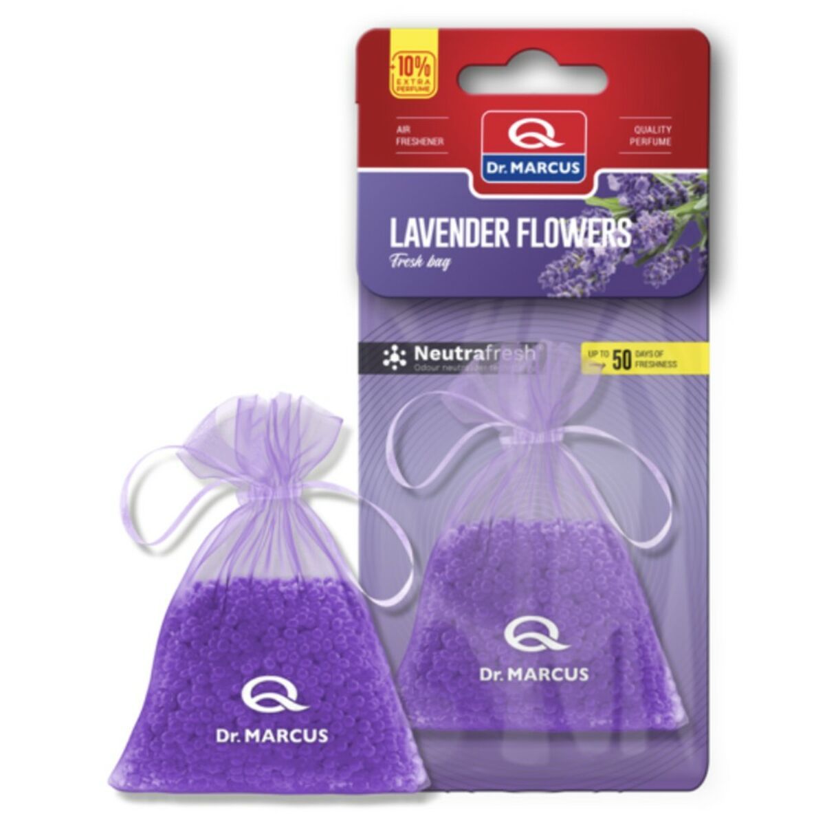 Ambientador para Coche Dr Marcus Fresh Bag Lavanda Fragancia Bolsita